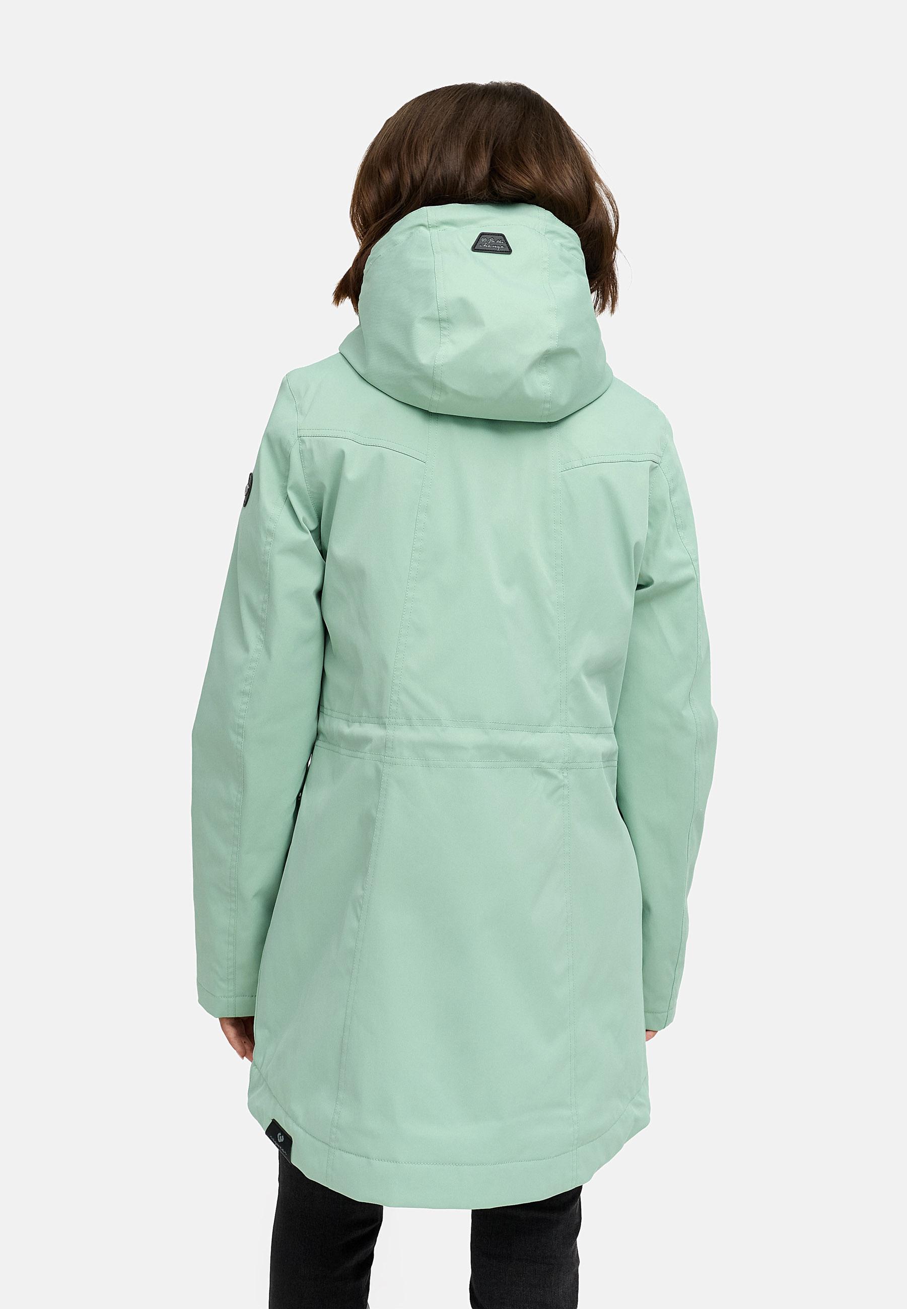 Winterparka mit auffälligen Taillenkordeln "Ellsa YOUMODO" Mint