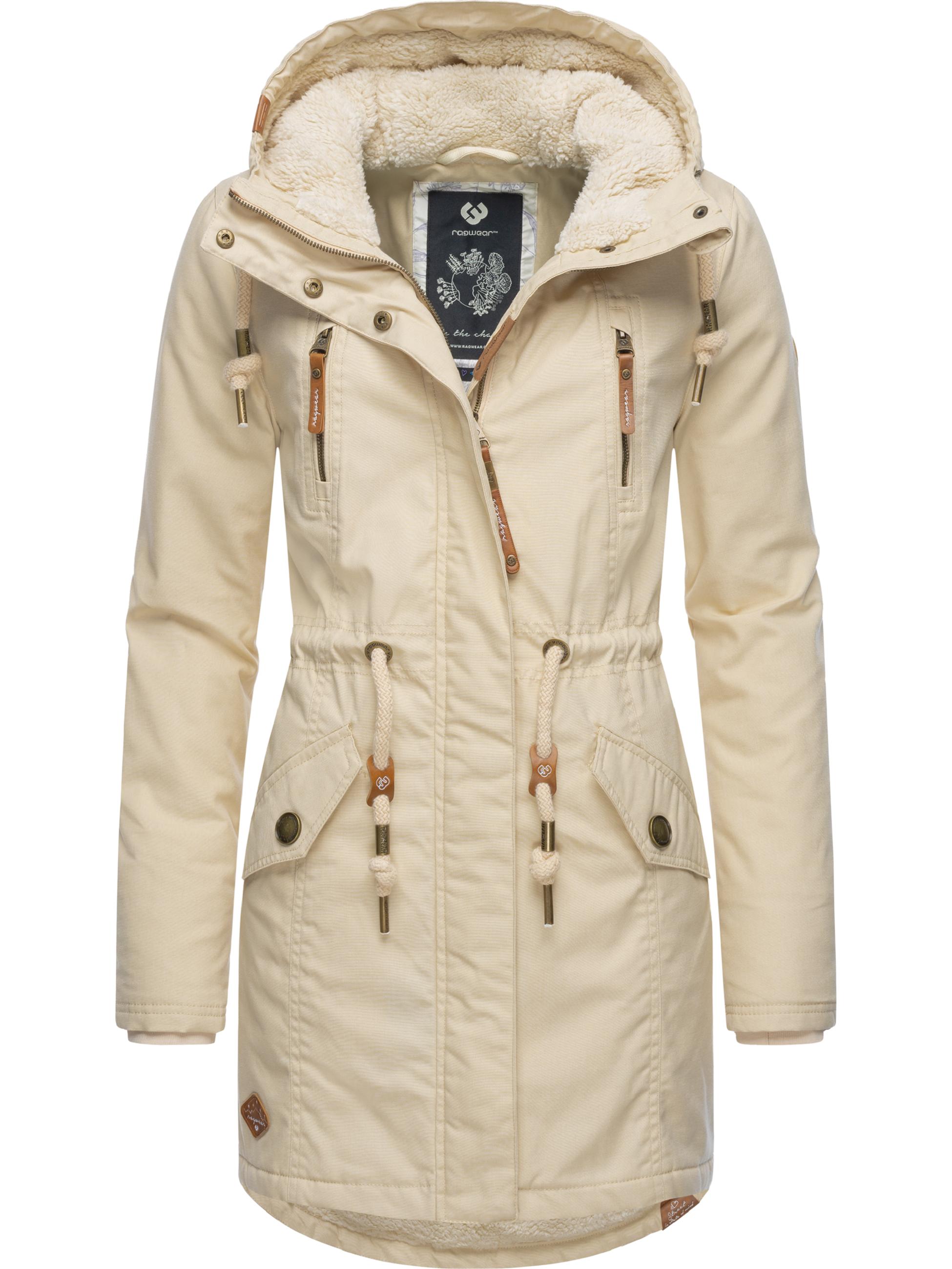 Winterparka mit Teddyfell Kapuze "Elsie" Beige22