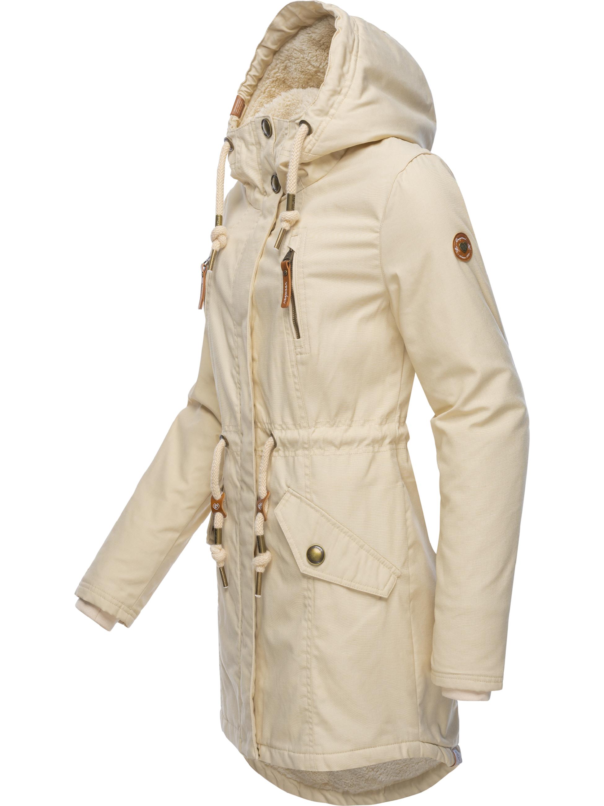 Winterparka mit Teddyfell Kapuze "Elsie" Beige22