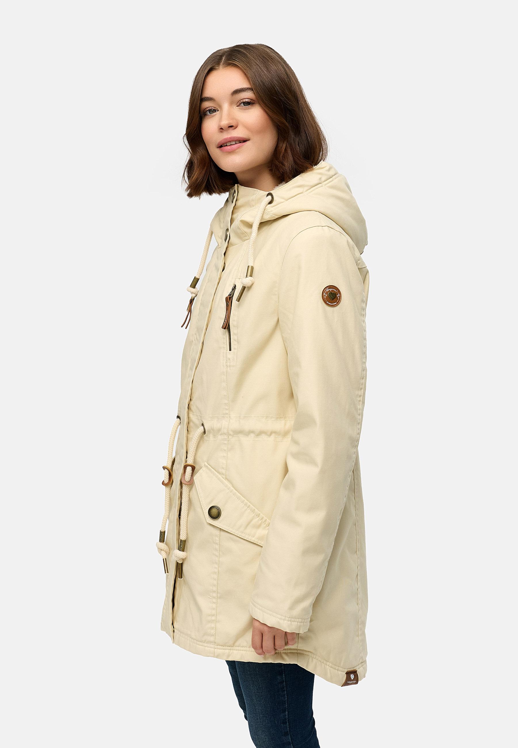 Winterparka mit Teddyfell Kapuze "Elsie" Beige22