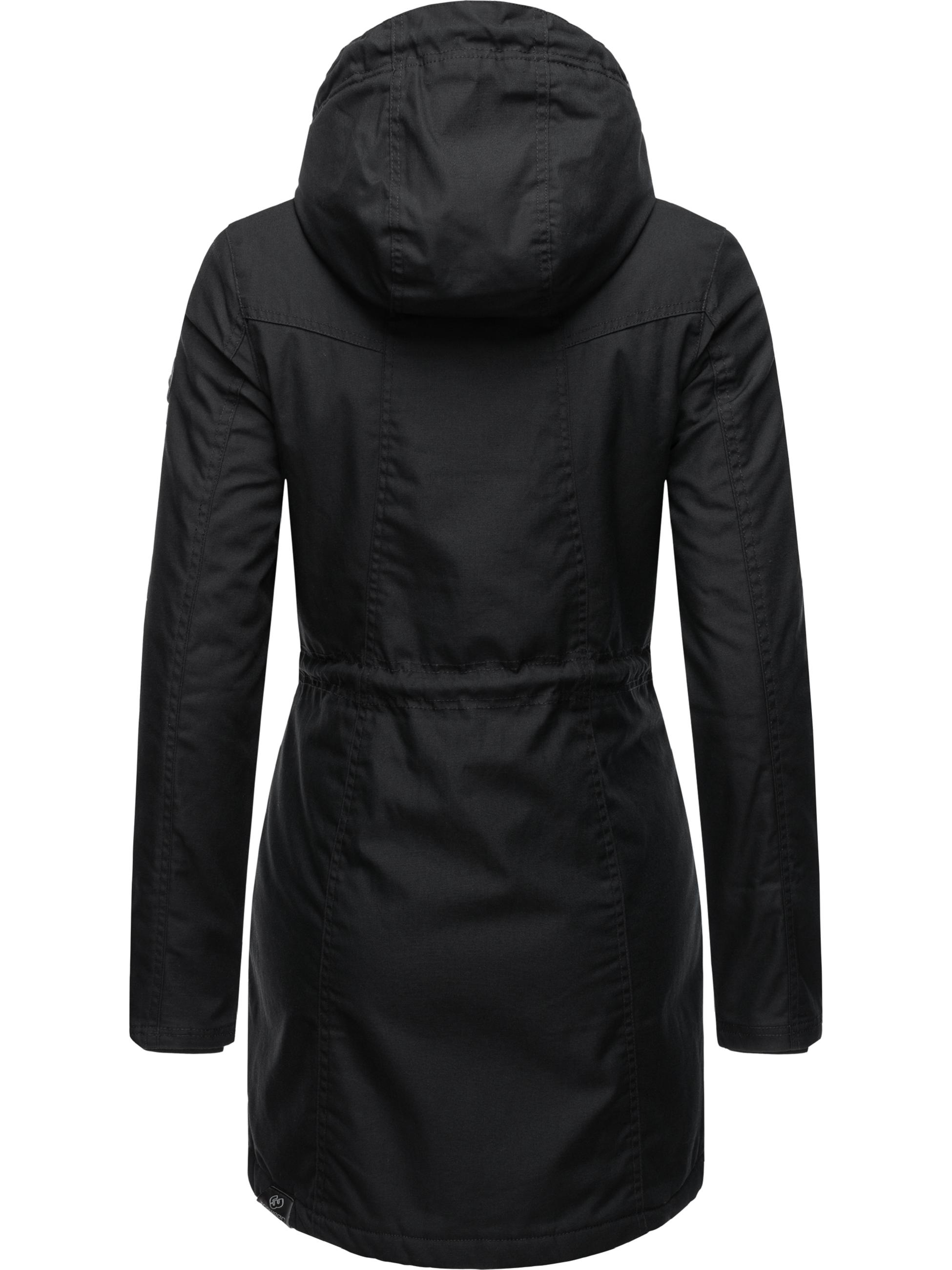 Winterparka mit Teddyfell Kapuze "Elsie" Black22