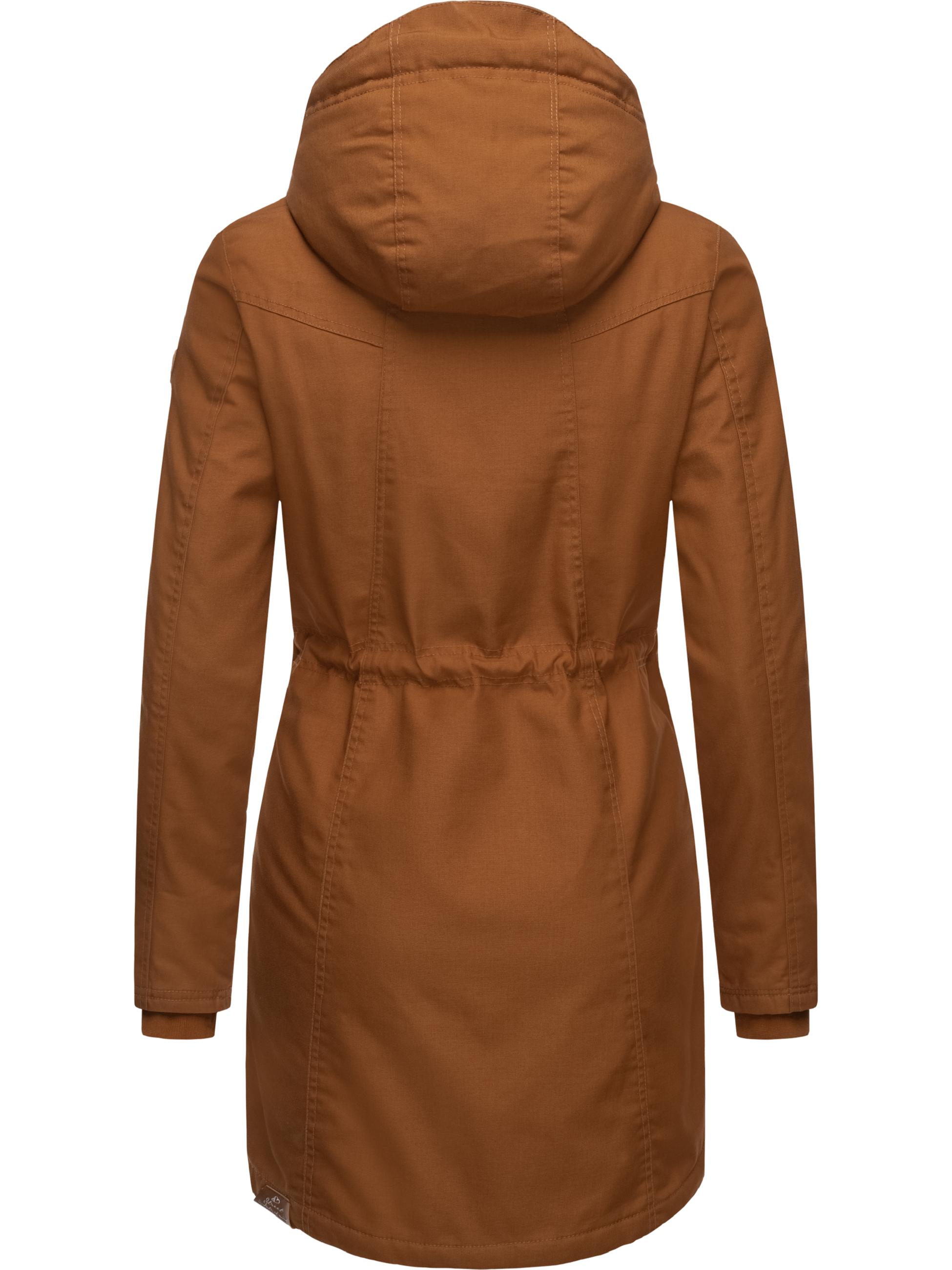 Winterparka mit Teddyfell Kapuze "Elsie" Cinnamon022