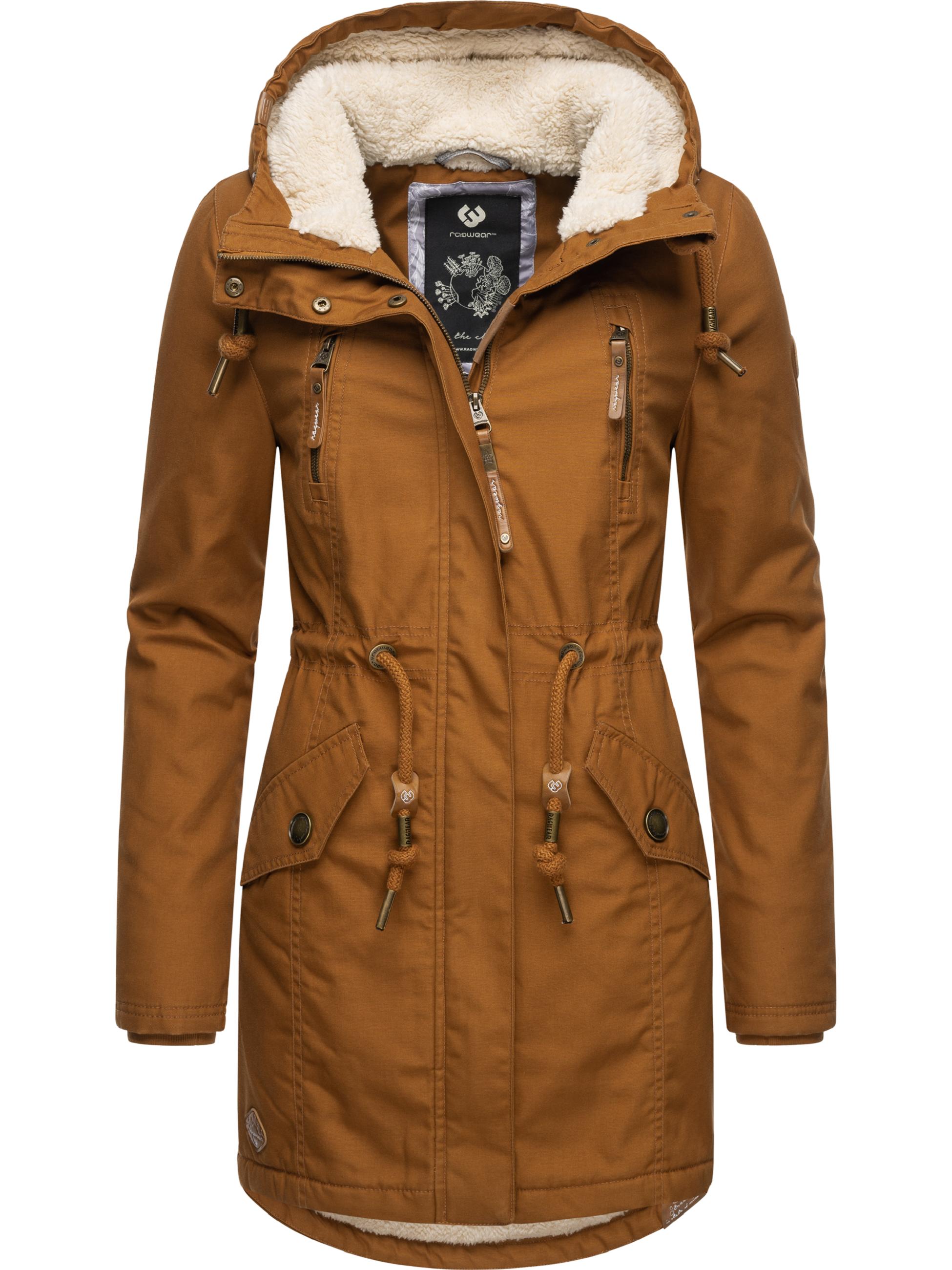 Winterparka mit Teddyfell Kapuze "Elsie" Cinnamon22