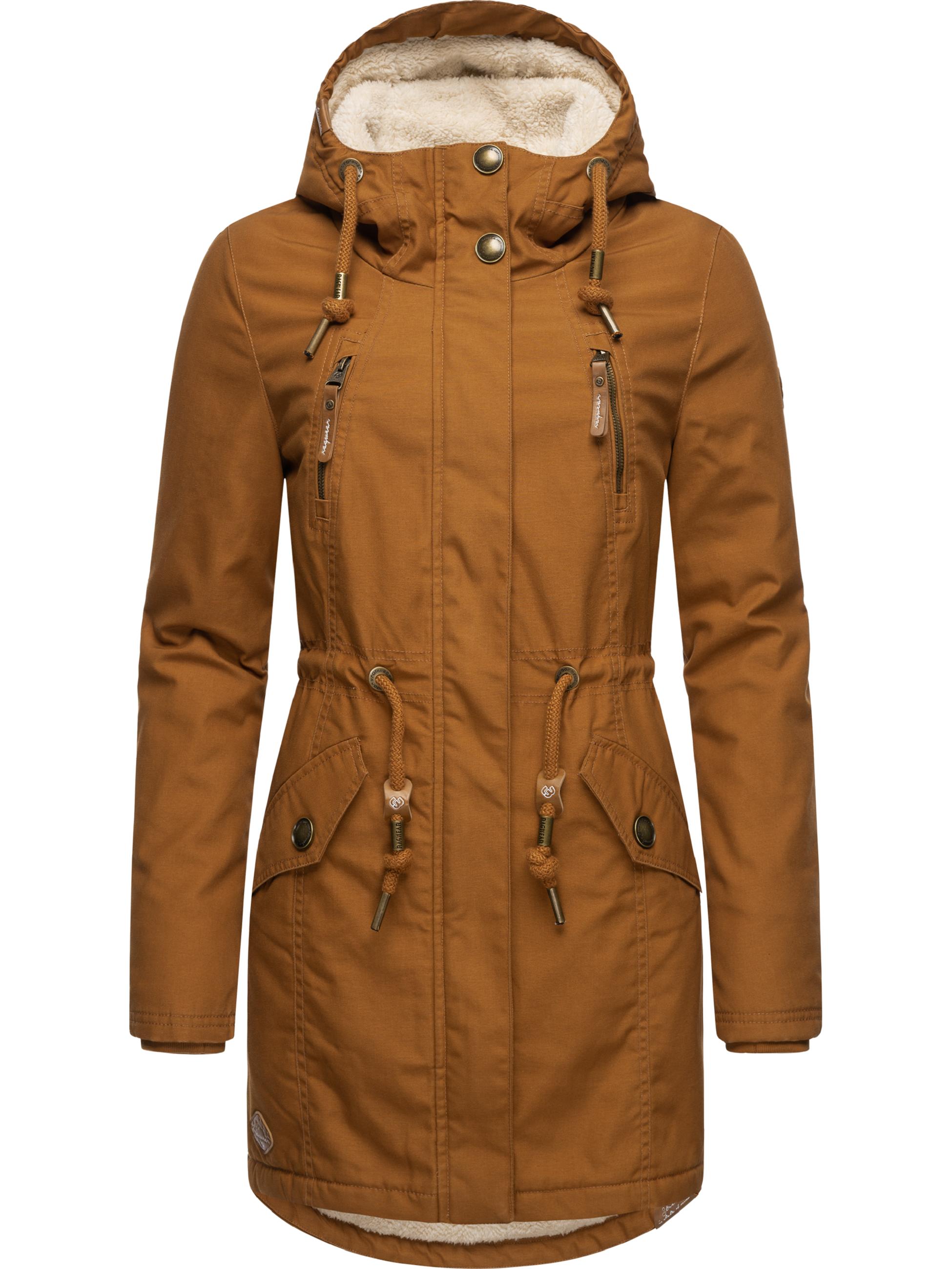 Winterparka mit Teddyfell Kapuze "Elsie" Cinnamon22