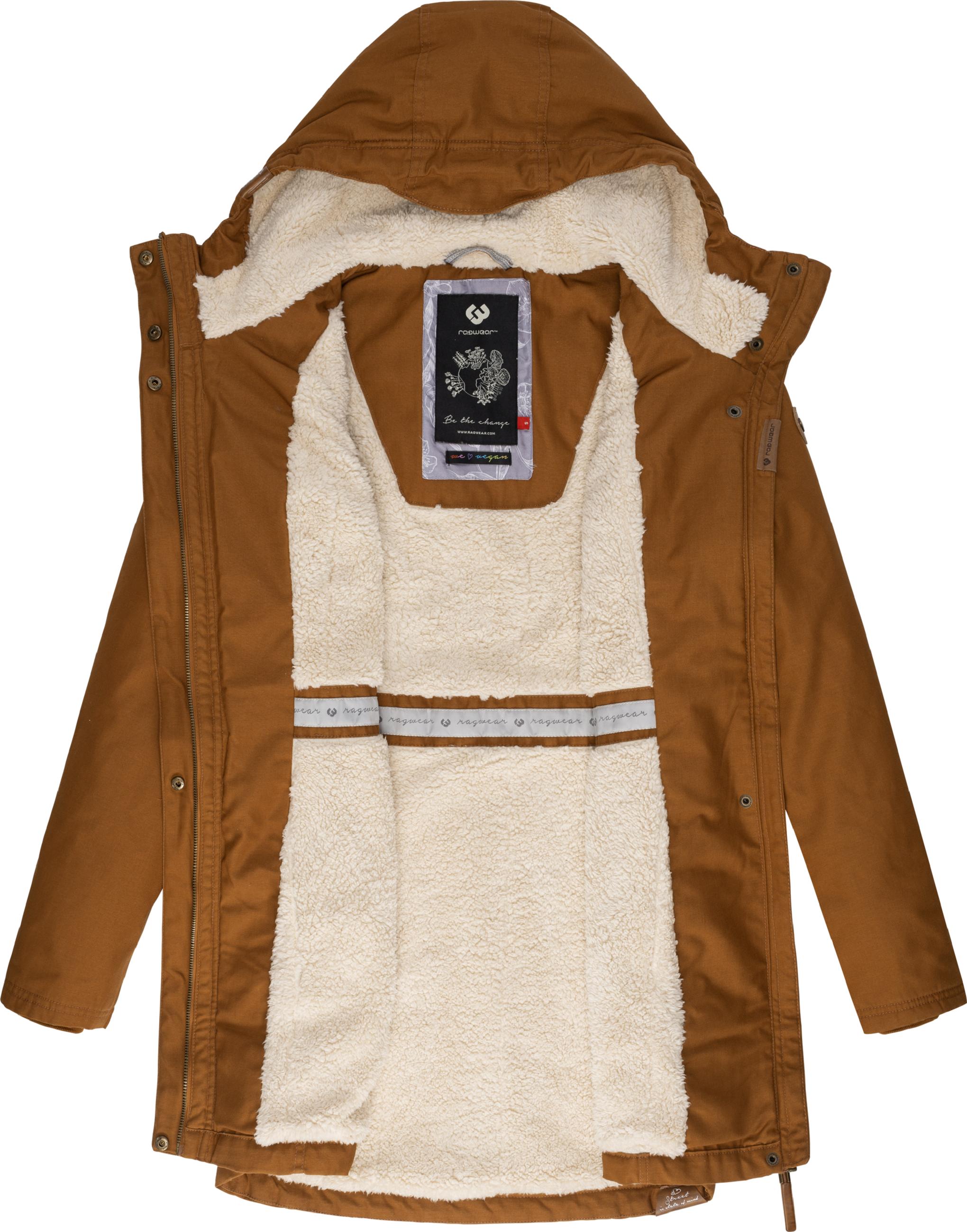 Winterparka mit Teddyfell Kapuze "Elsie" Cinnamon22