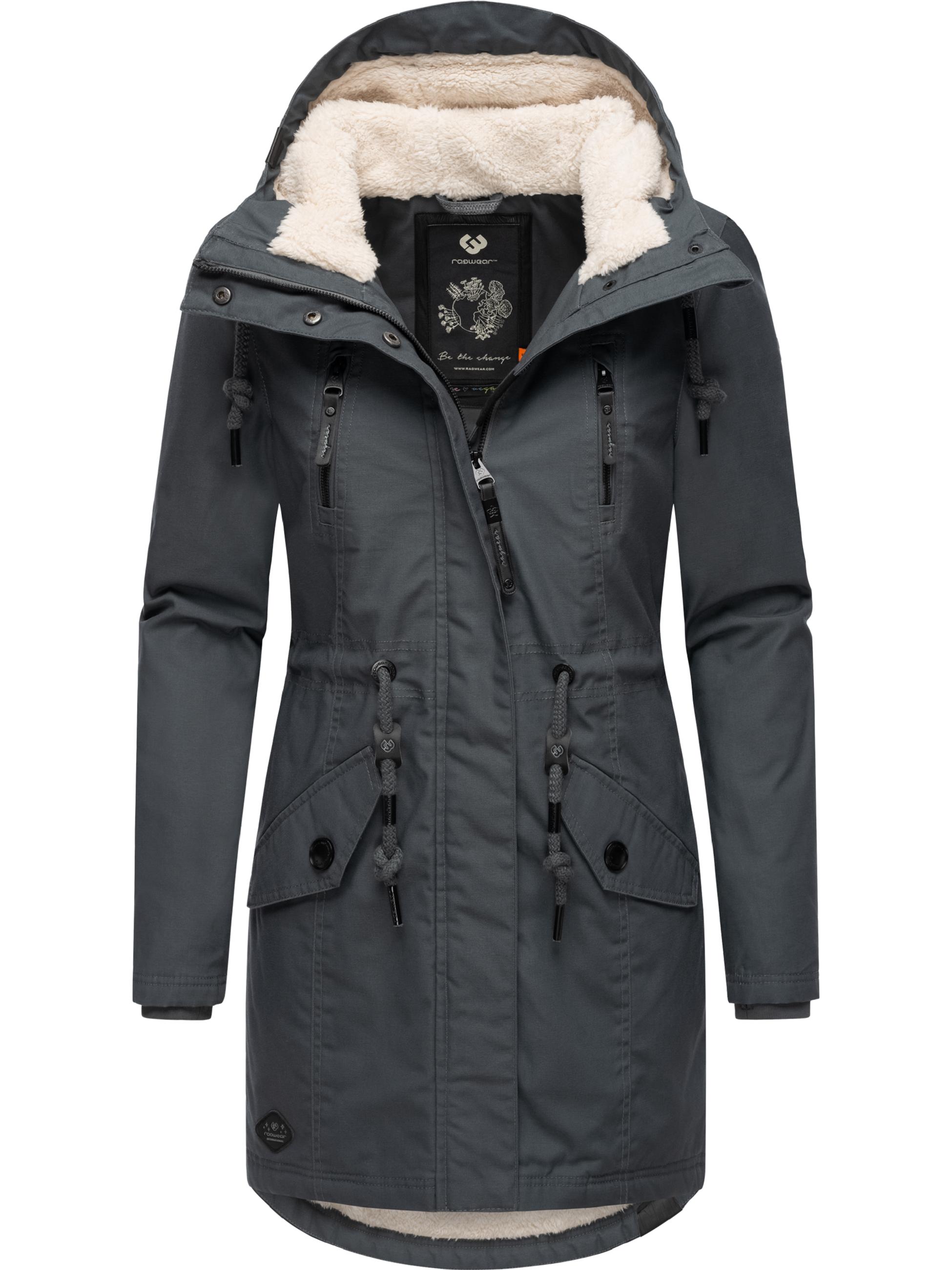 Winterparka mit Teddyfell Kapuze "Elsie" Dark Grey24