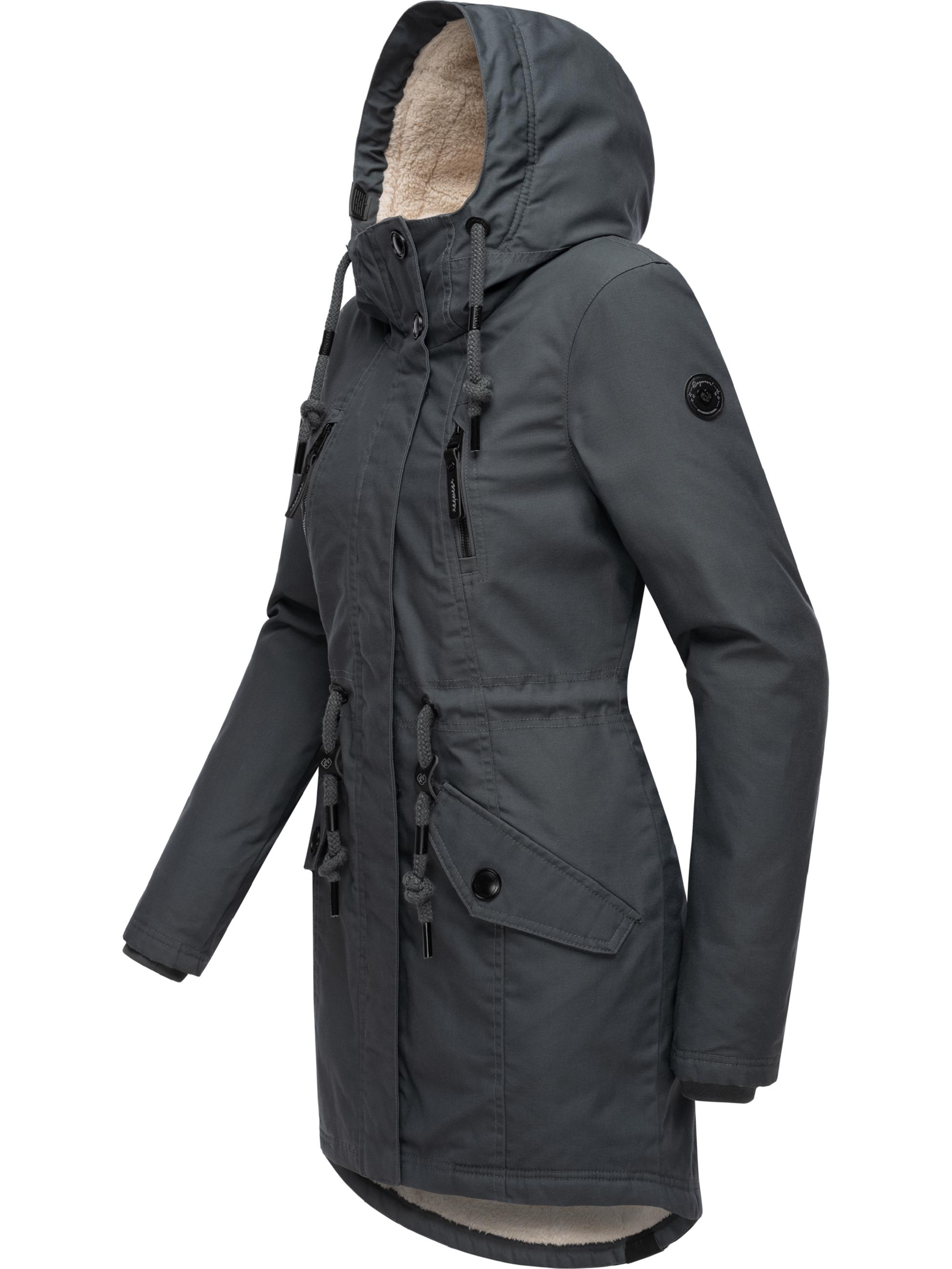 Winterparka mit Teddyfell Kapuze "Elsie" Dark Grey24