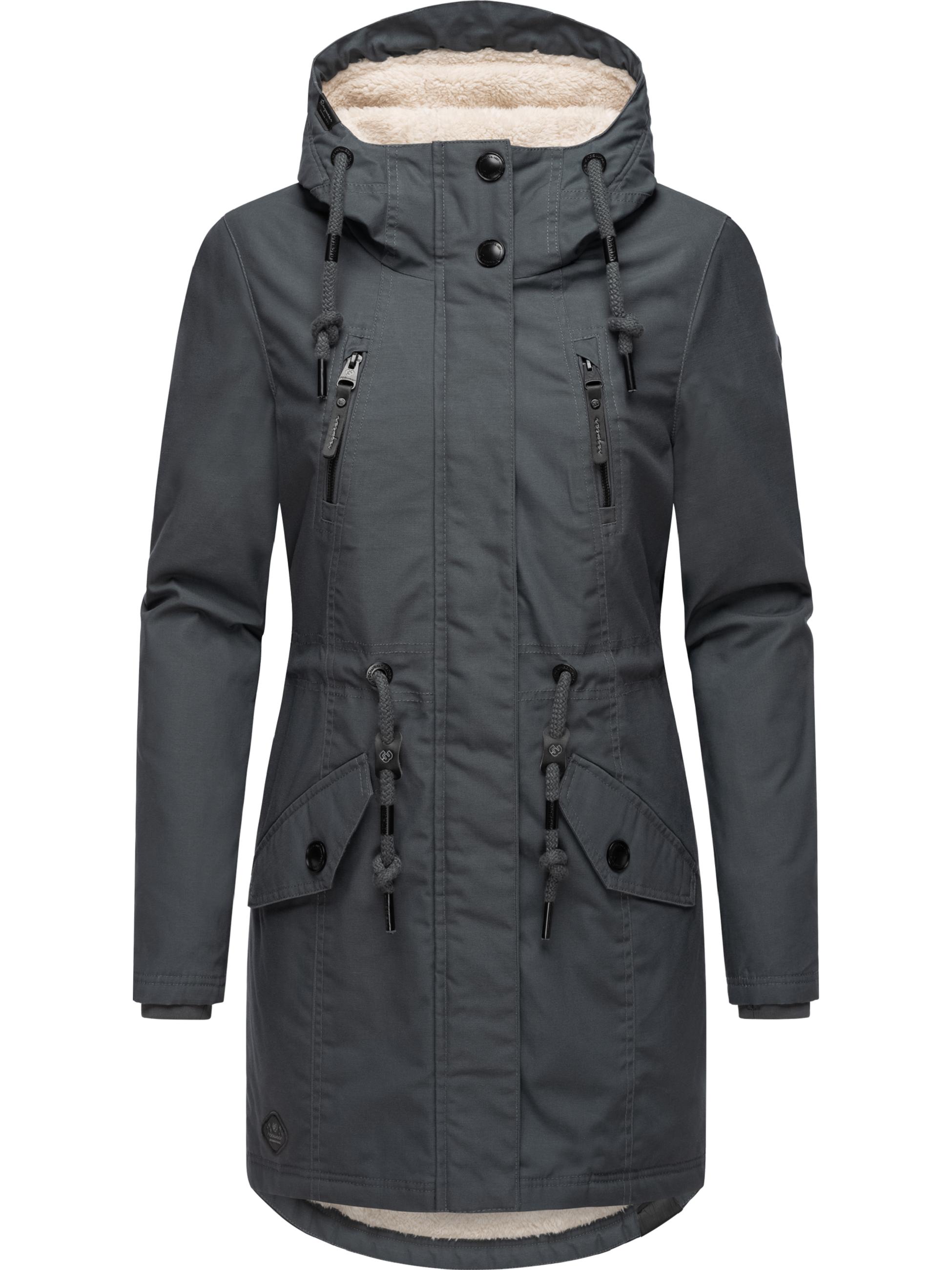 Winterparka mit Teddyfell Kapuze "Elsie" Dark Grey24