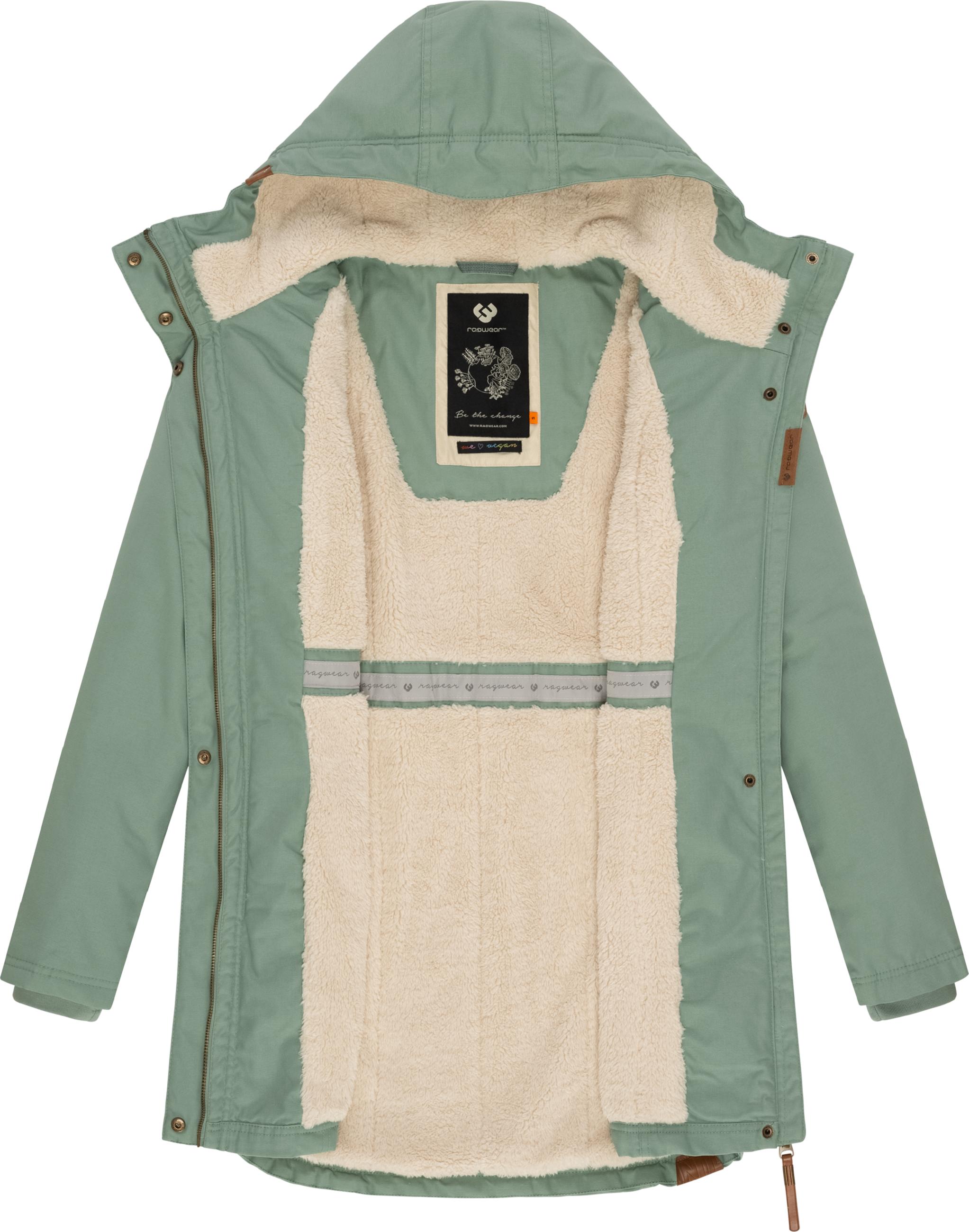 Winterparka mit Teddyfell Kapuze "Elsie" Dusty Green24