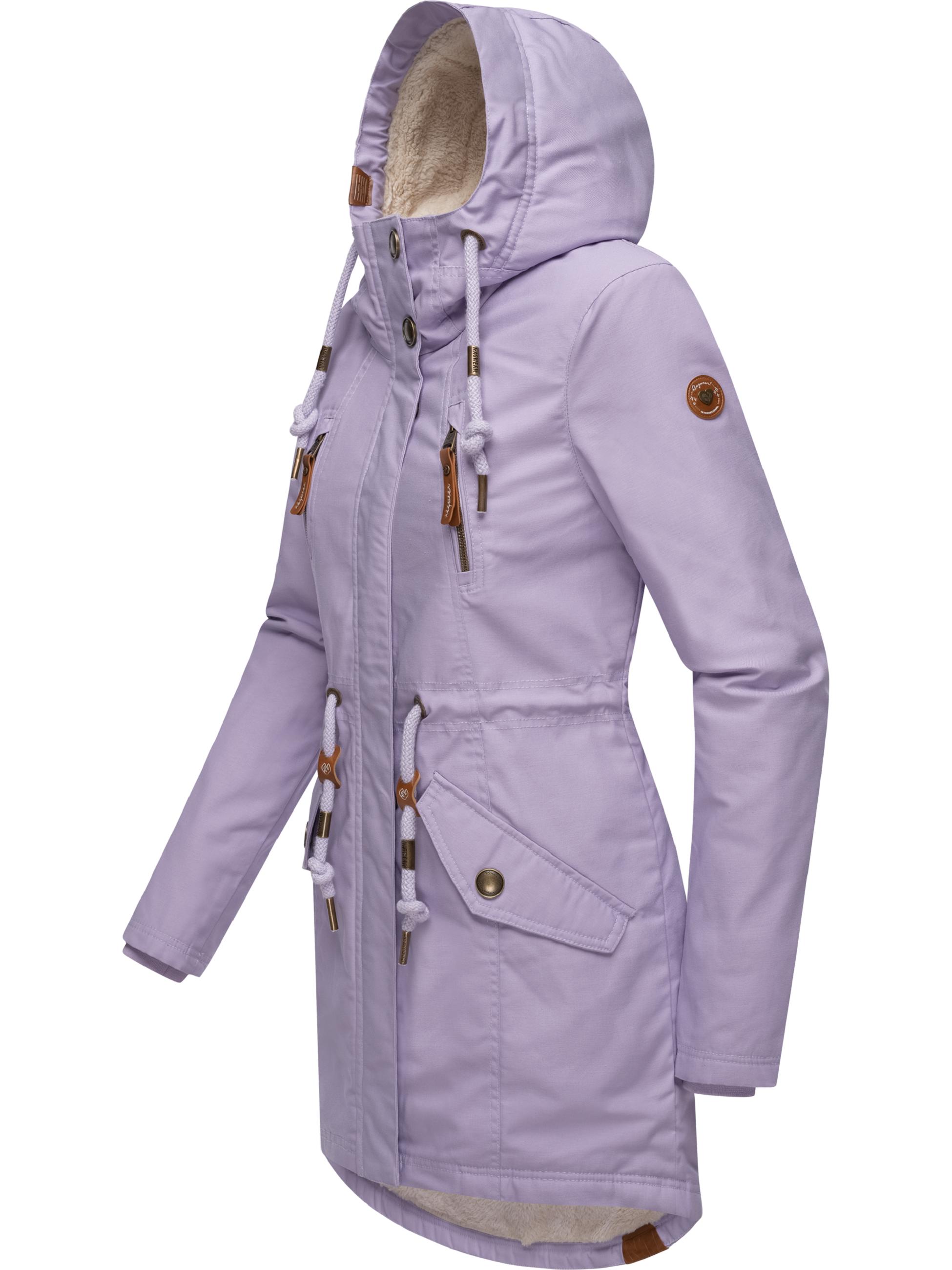 Winterparka mit Teddyfell Kapuze "Elsie" Lavender24