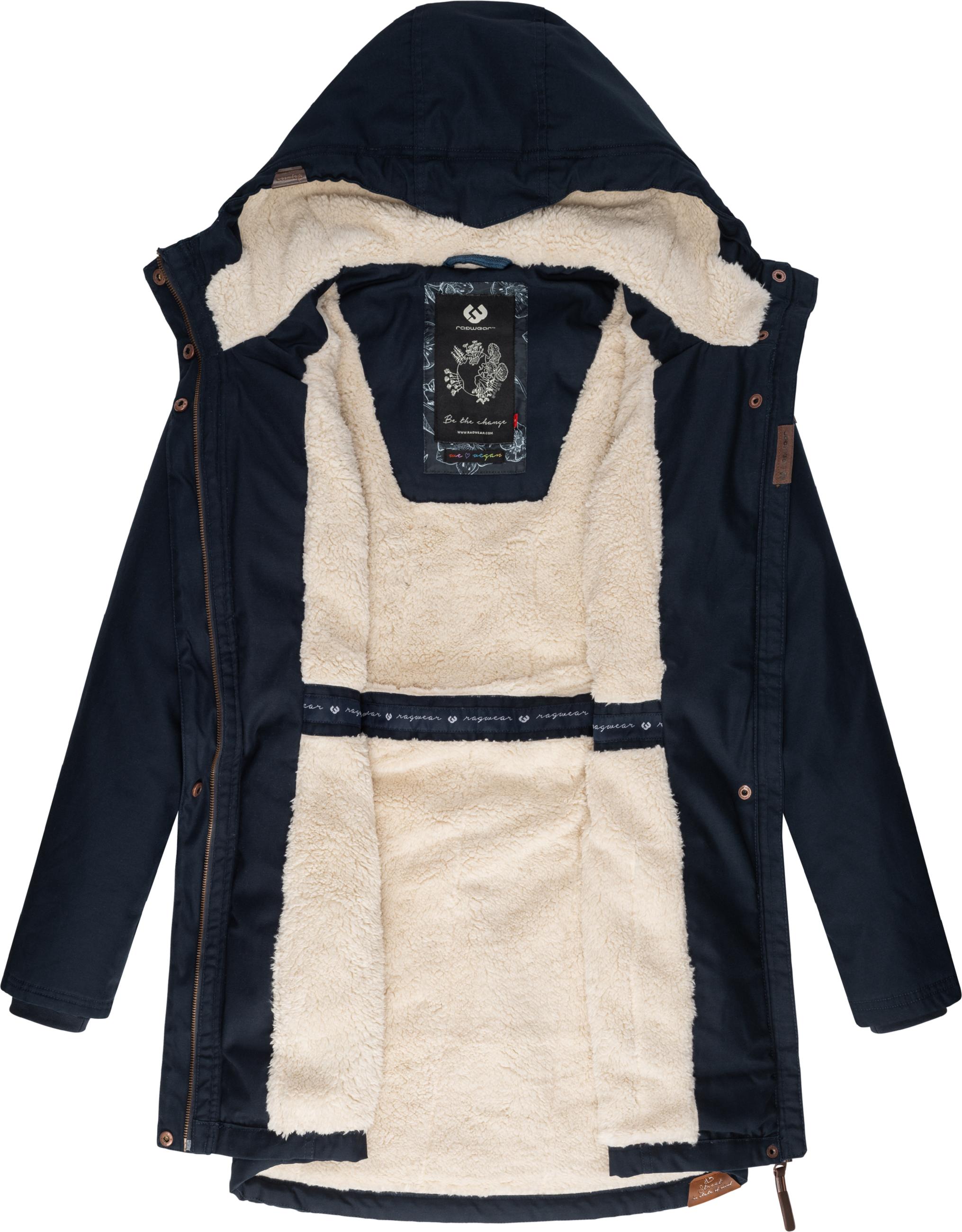 Winterparka mit Teddyfell Kapuze "Elsie" Navy22