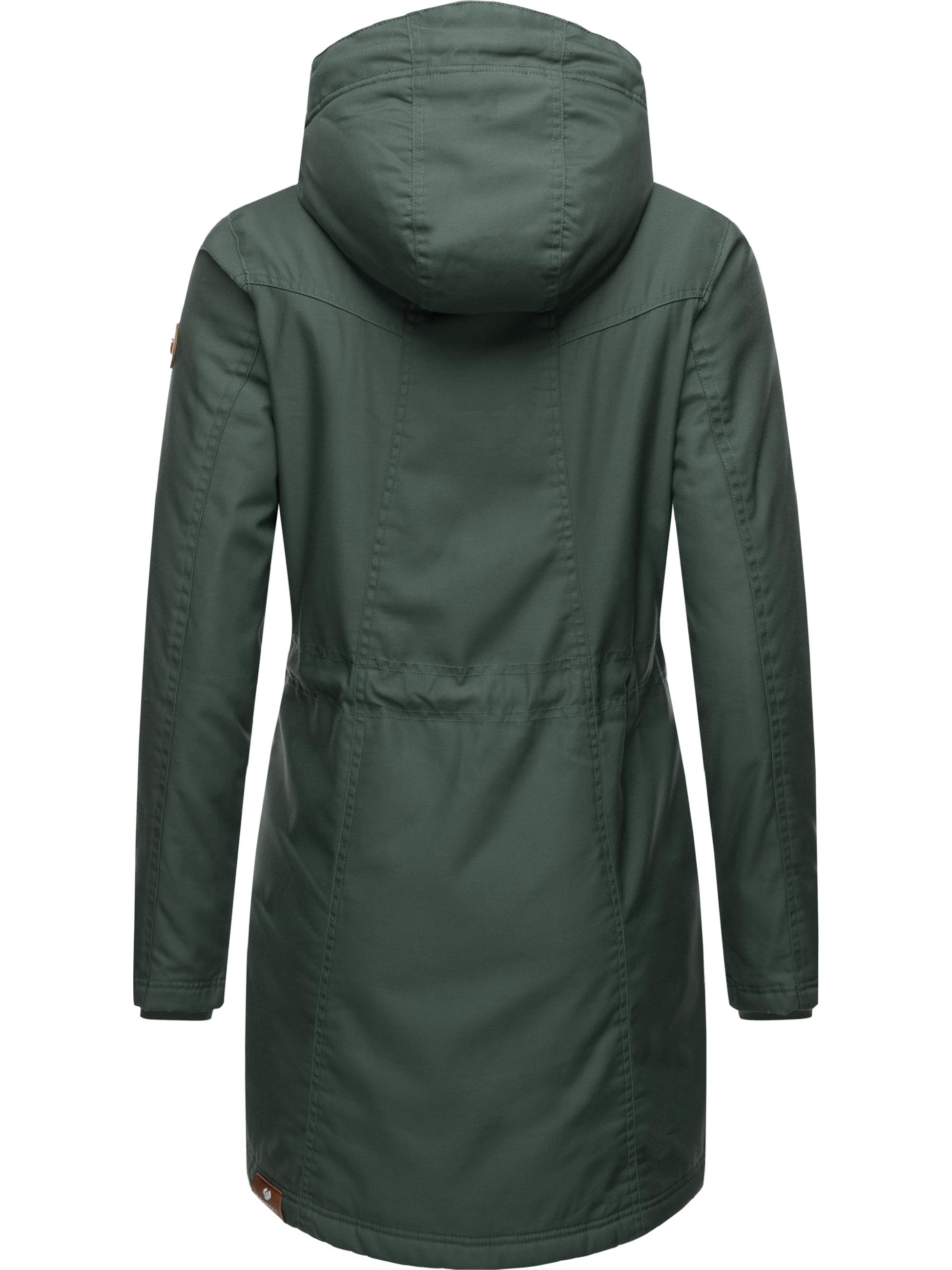 Winterparka mit Teddyfell Kapuze "Elsie" Pine Green23