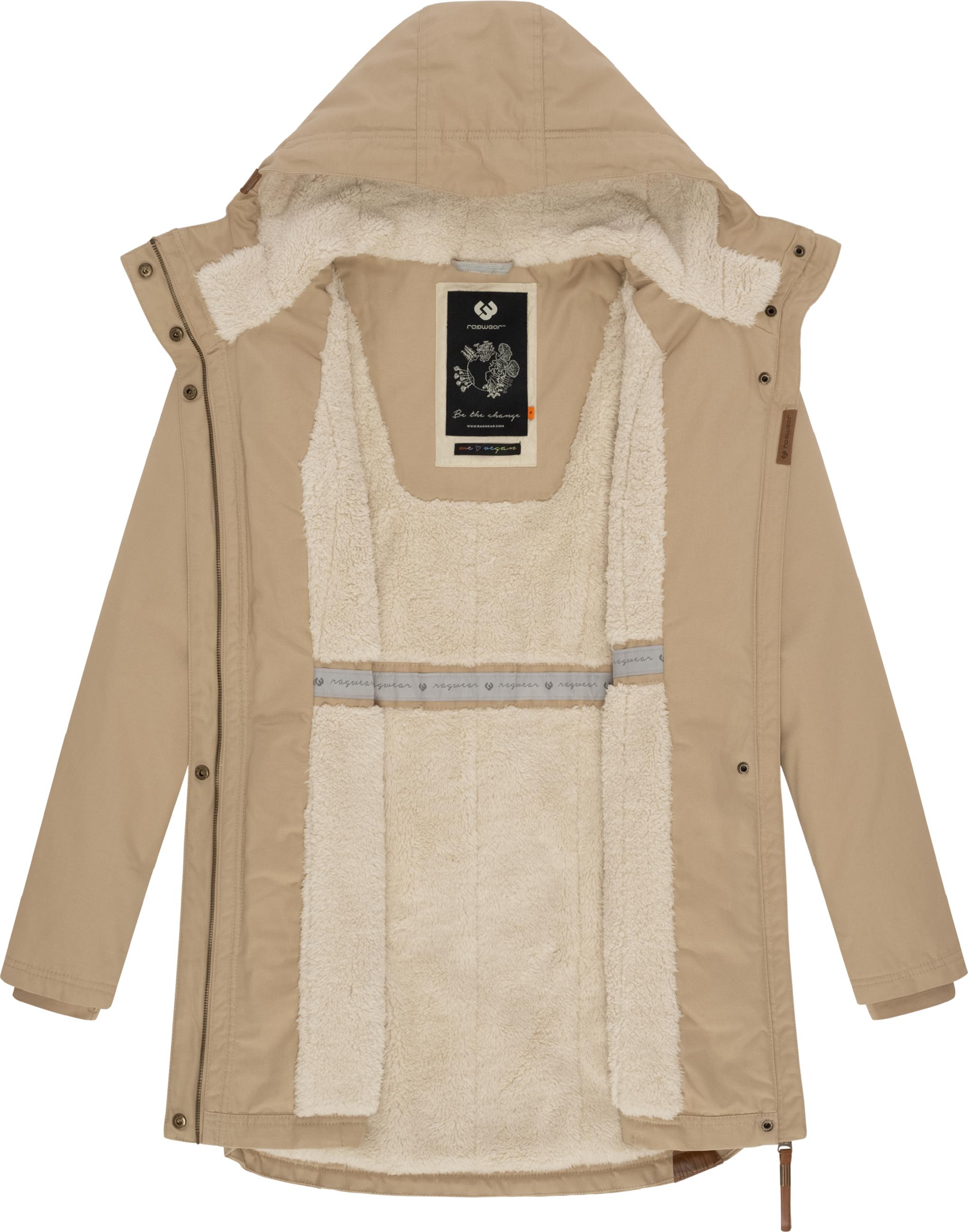 Winterparka mit Teddyfell Kapuze "Elsie" Taupe24