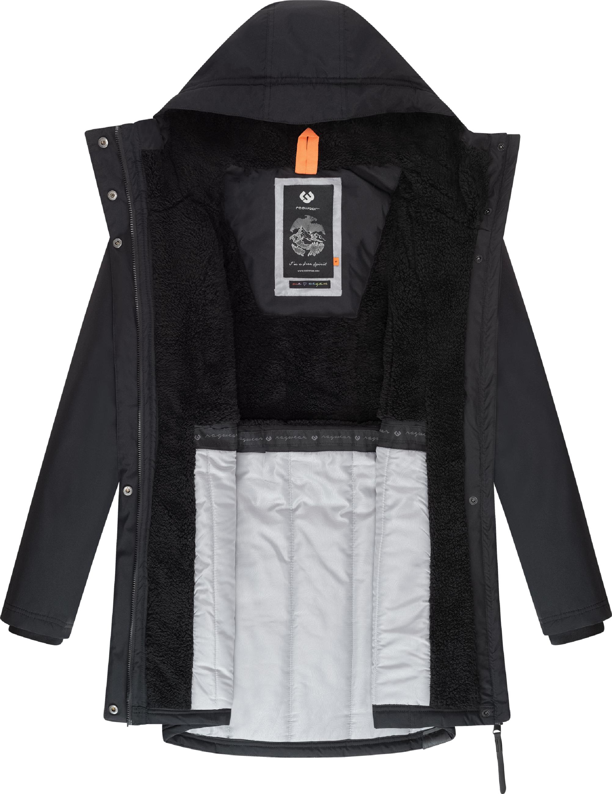 Wasserdichter Winterparka mit Teddyfell "Elsien" Black