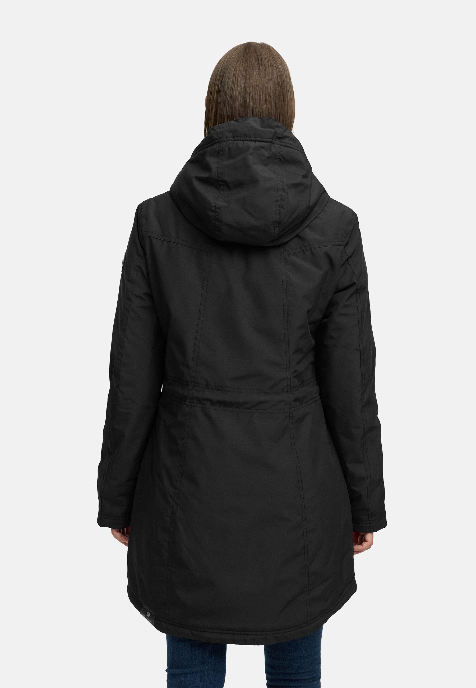 Wasserdichter Winterparka mit Teddyfell "Elsien" Black