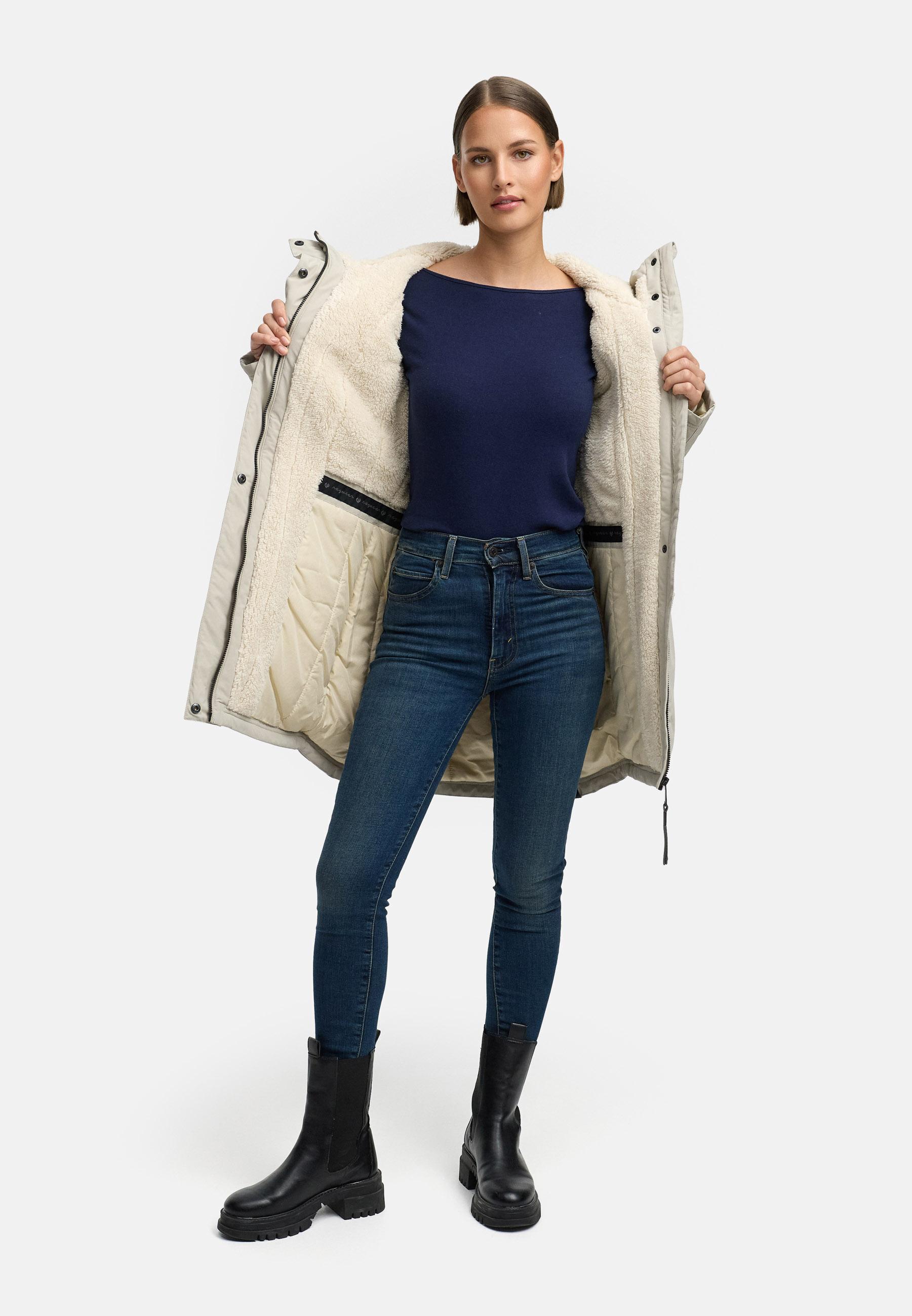 Wasserdichter Winterparka mit Teddyfell "Elsien" Bone25