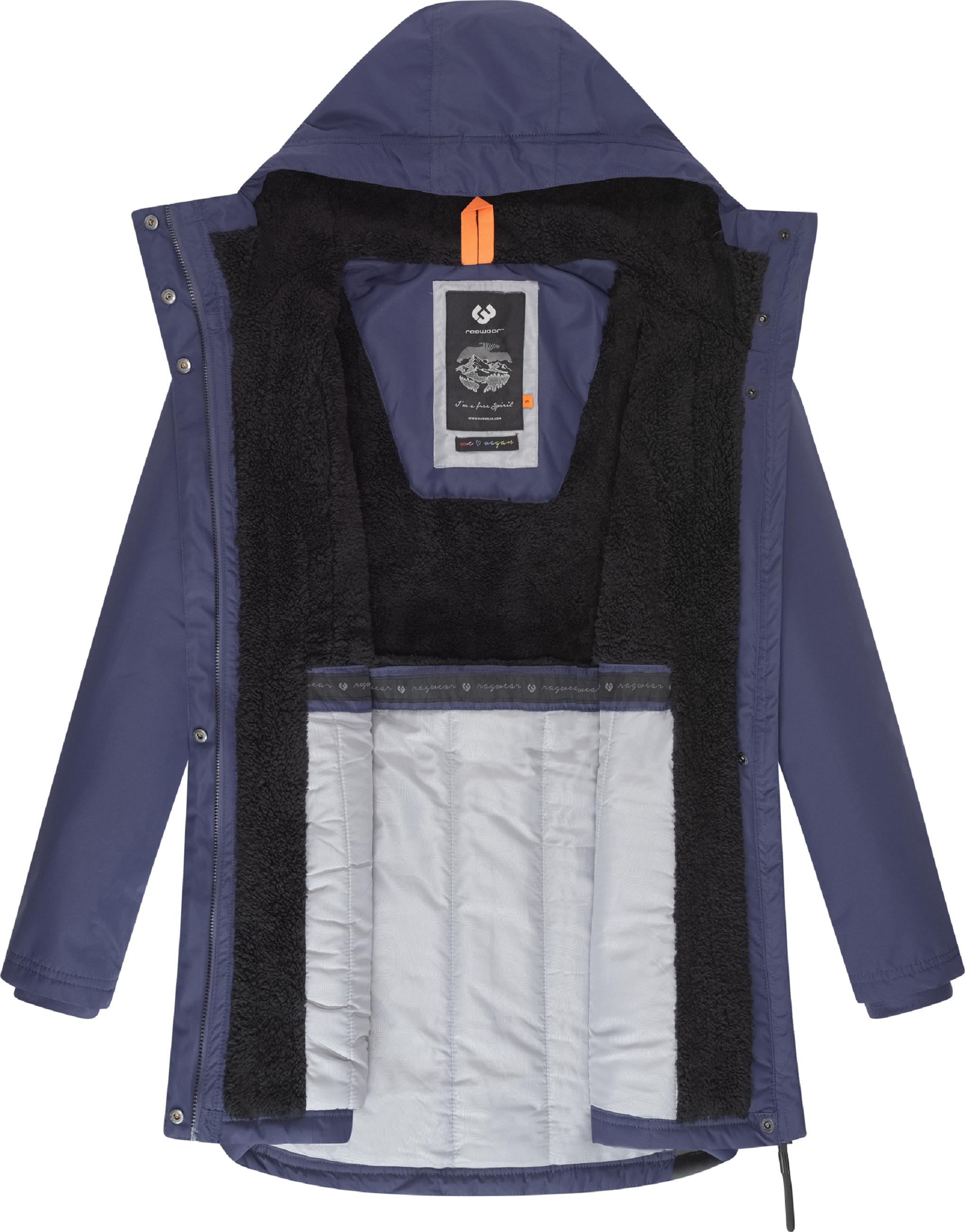 Wasserdichter Winterparka mit Teddyfell "Elsien" Midnight