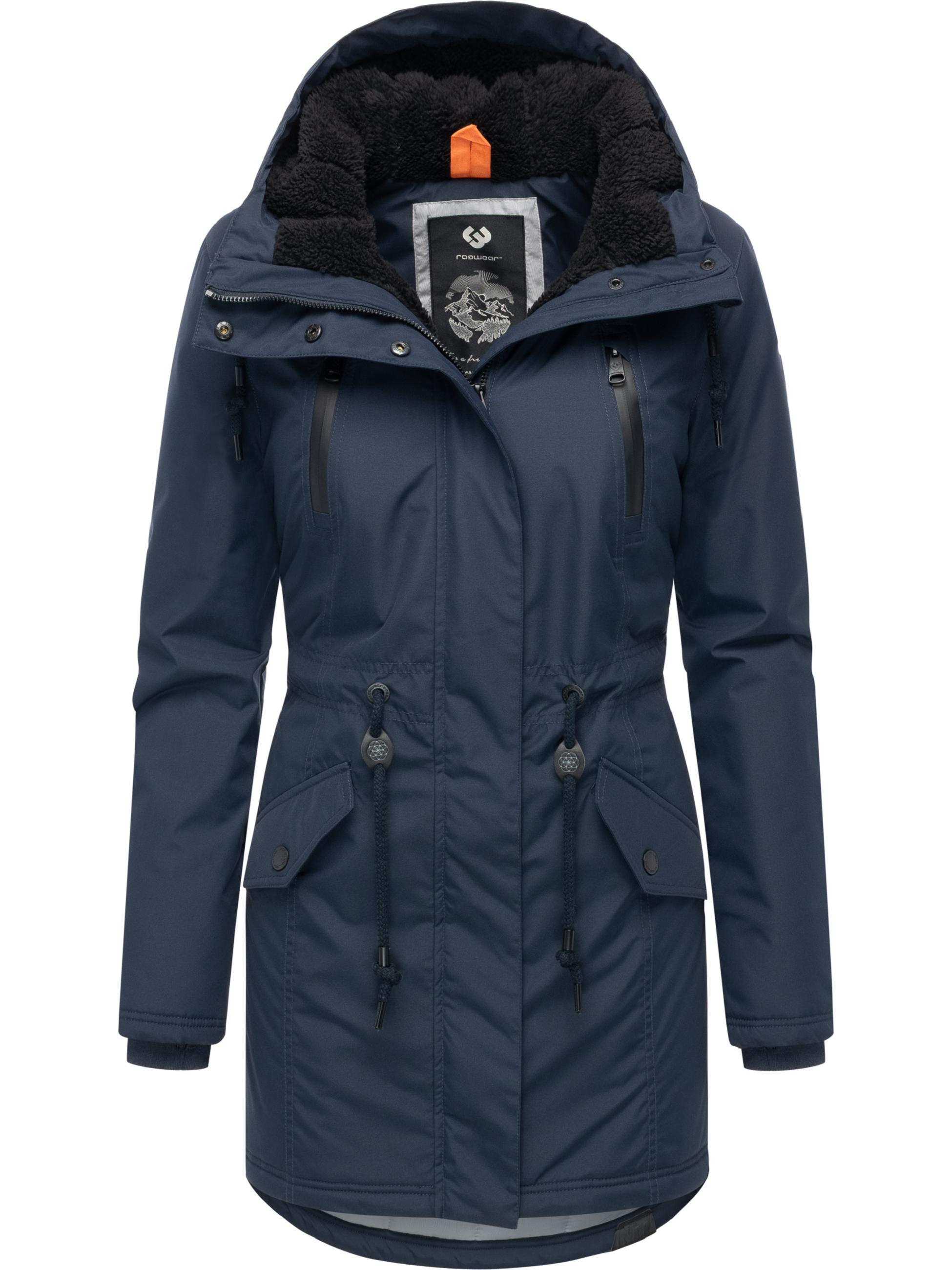 Wasserdichter Winterparka mit Teddyfell "Elsien" Navy25