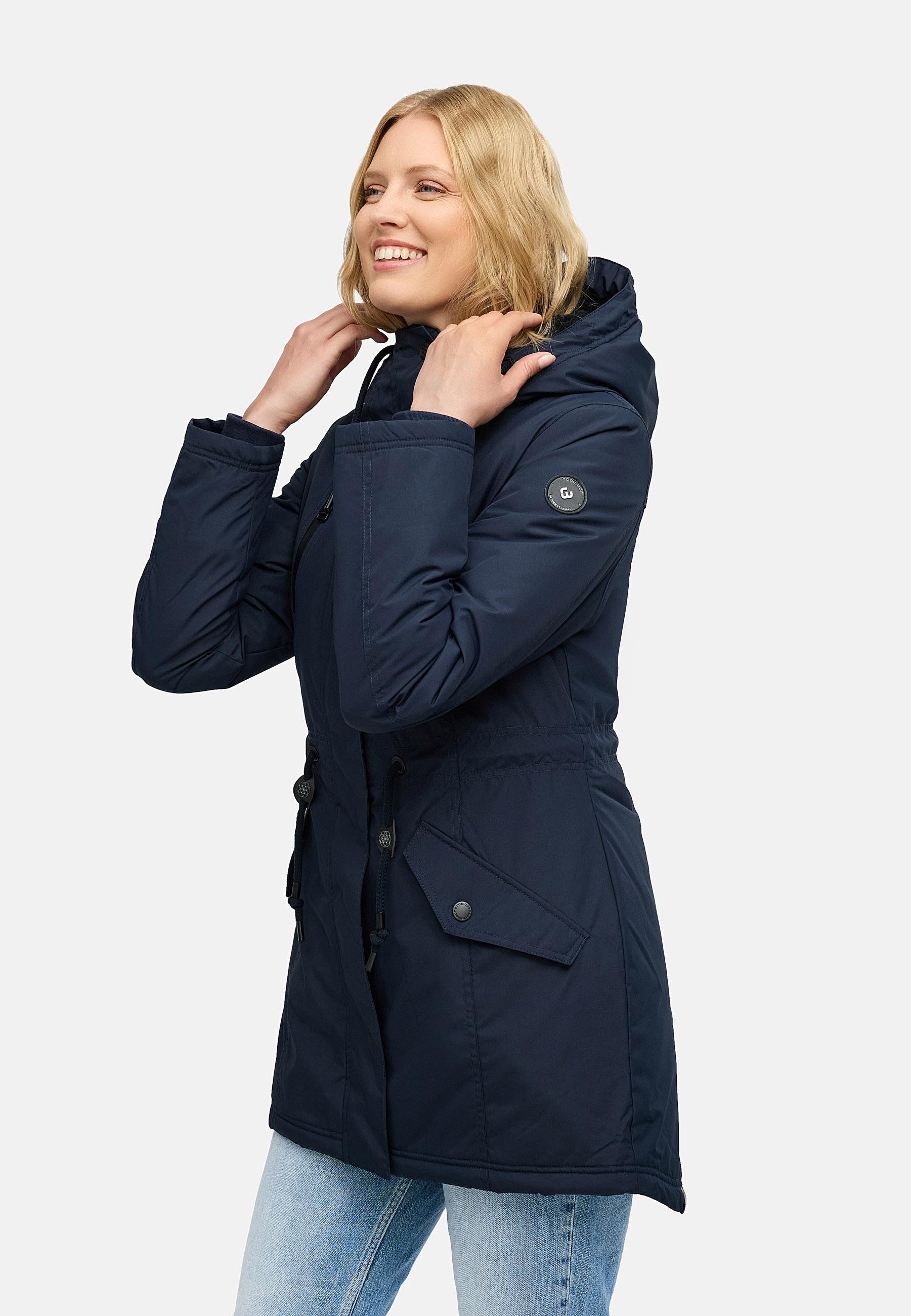 Wasserdichter Winterparka mit Teddyfell "Elsien" Navy25