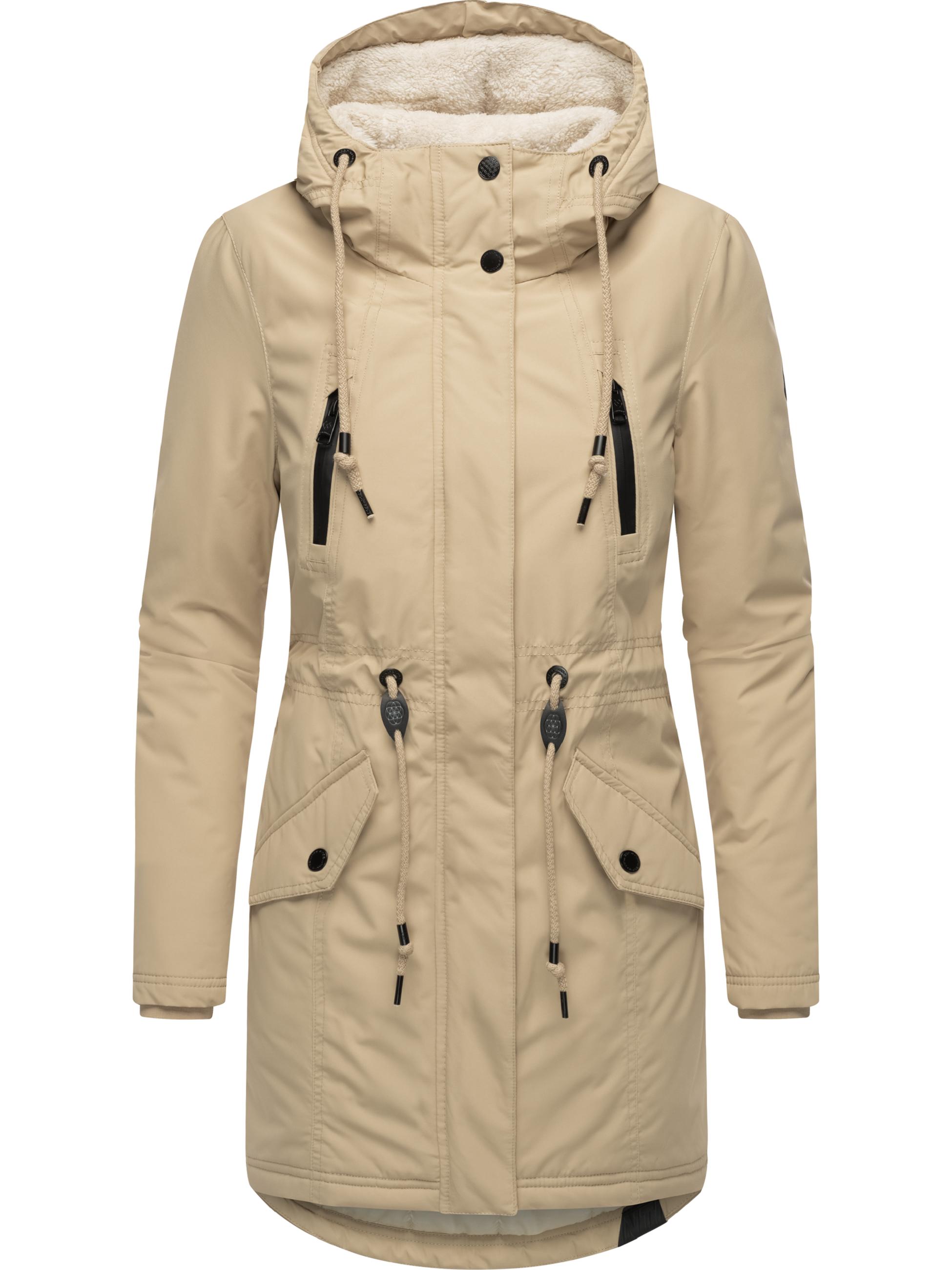 Winterparka mit Teddyfell "Elsien" Taupe