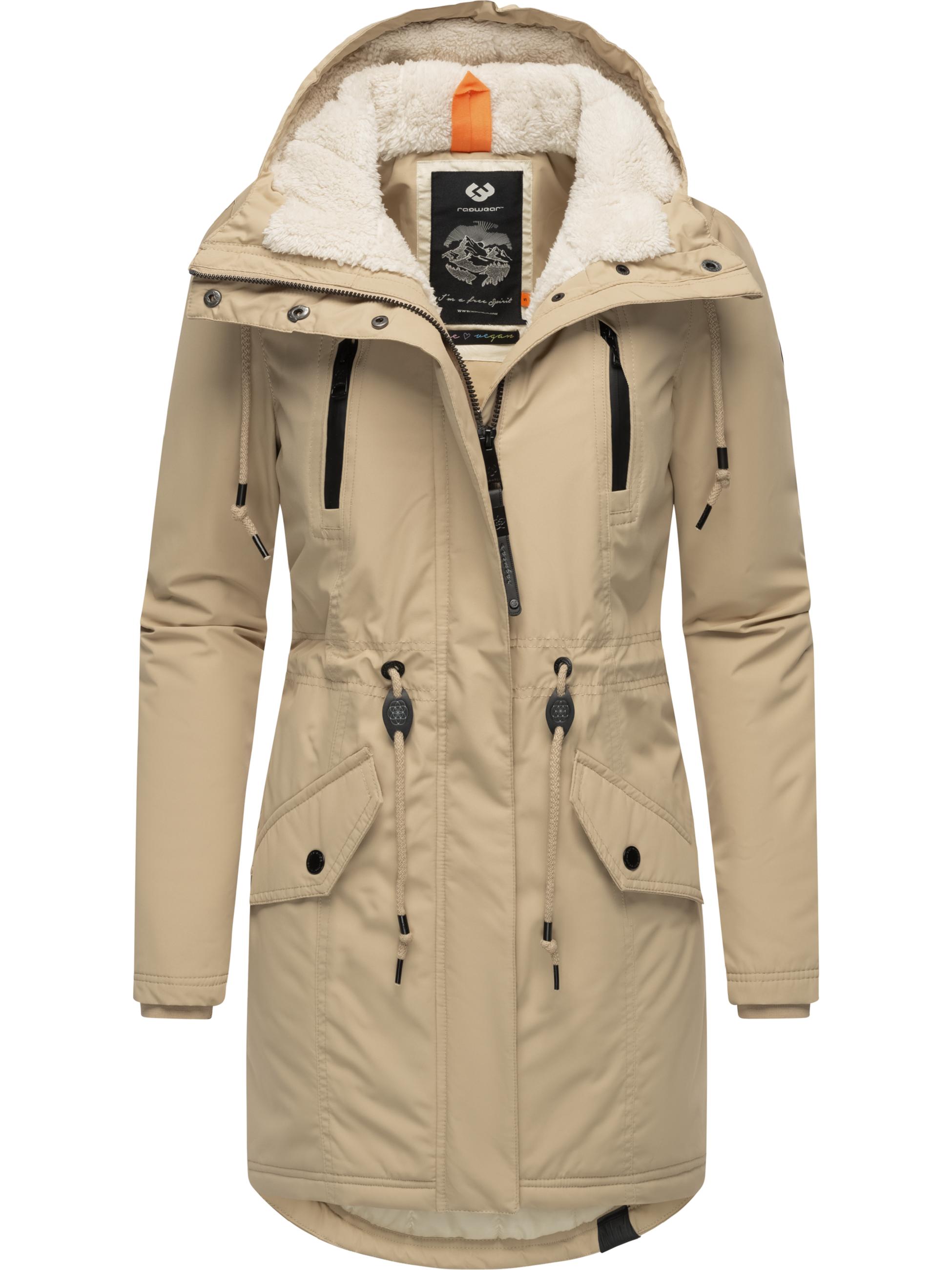 Winterparka mit Teddyfell "Elsien" Taupe