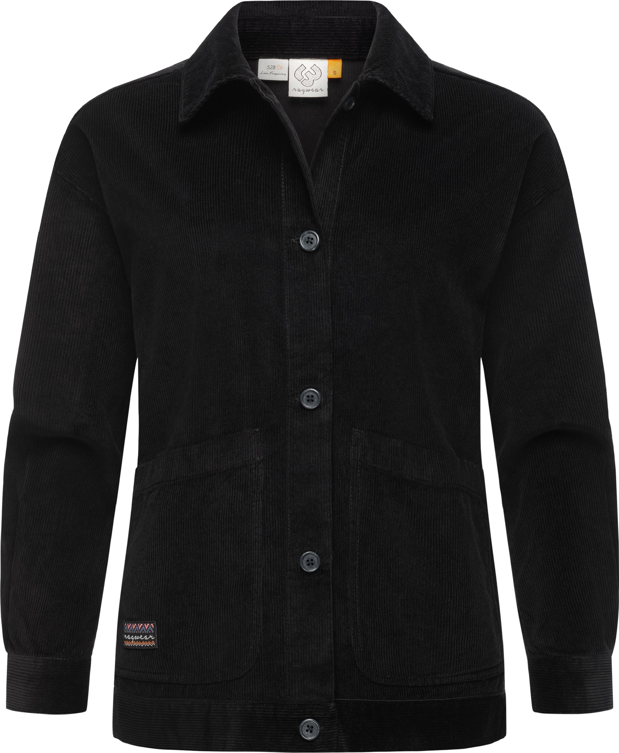 Leichte Cordjacke "Ennea" Black