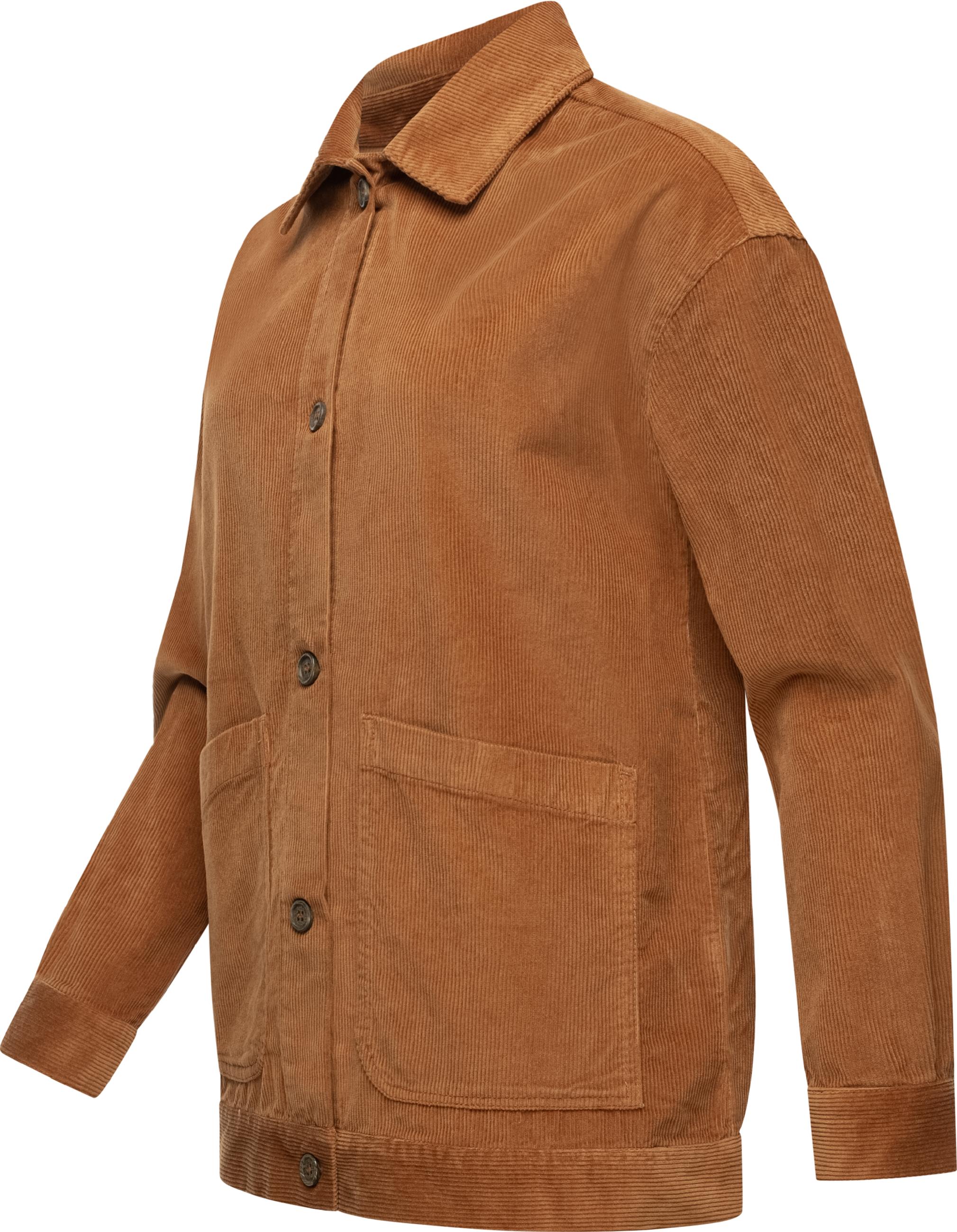 Leichte Cordjacke "Ennea" Brown Sugar