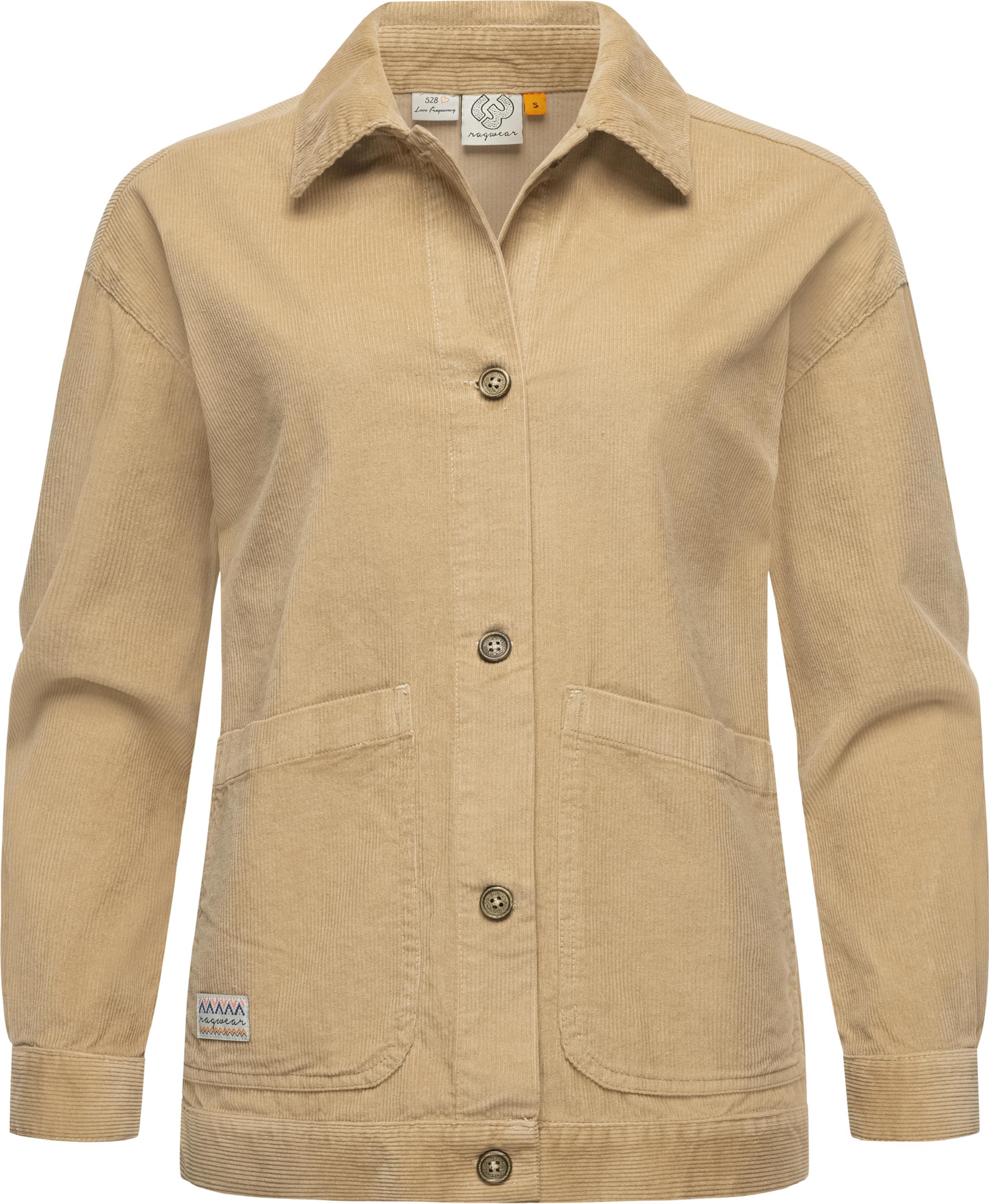 Leichte Cordjacke "Ennea" Sand