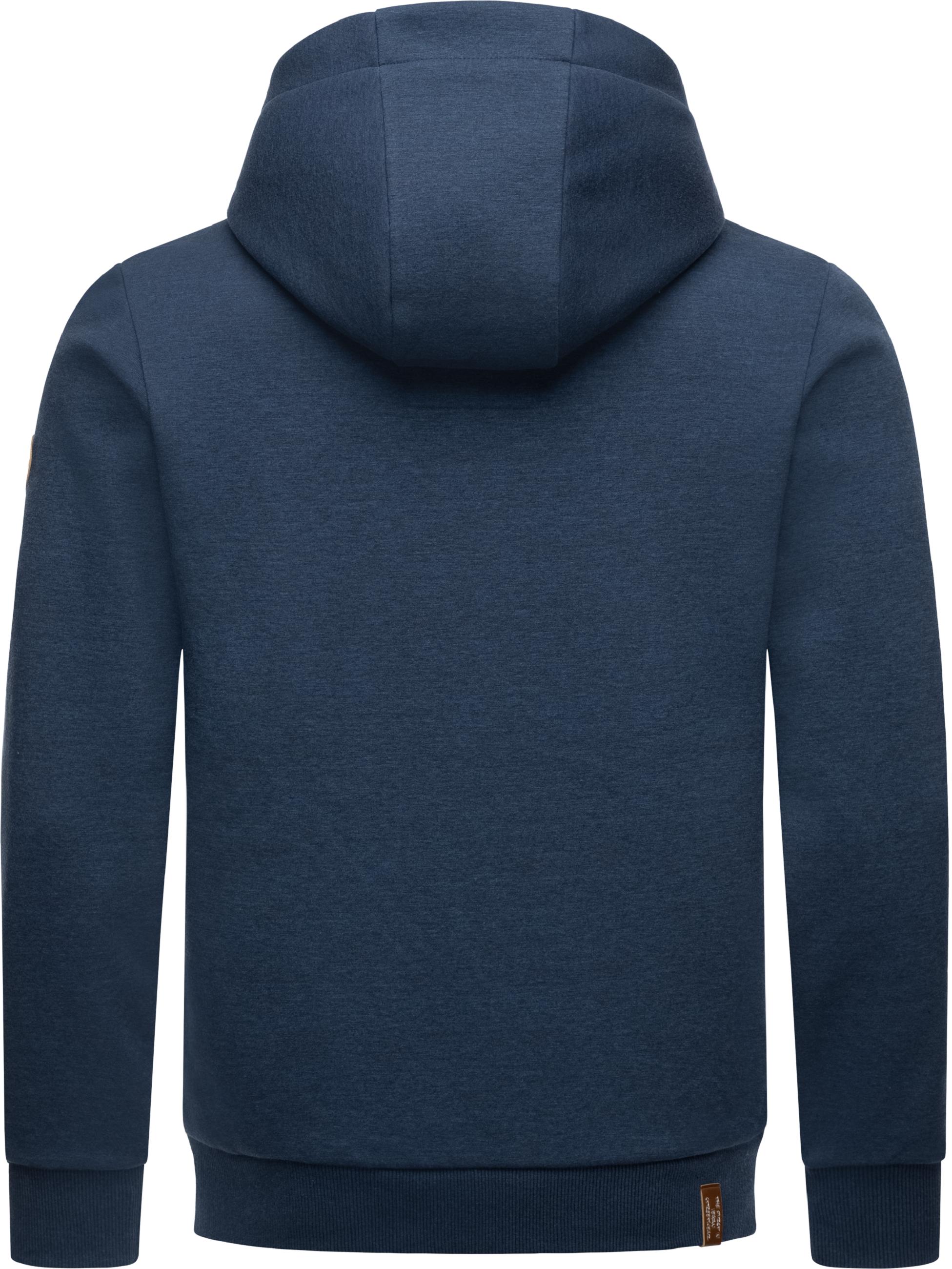 Sweatjacke mit Teddyfell "Fabbian" Navy