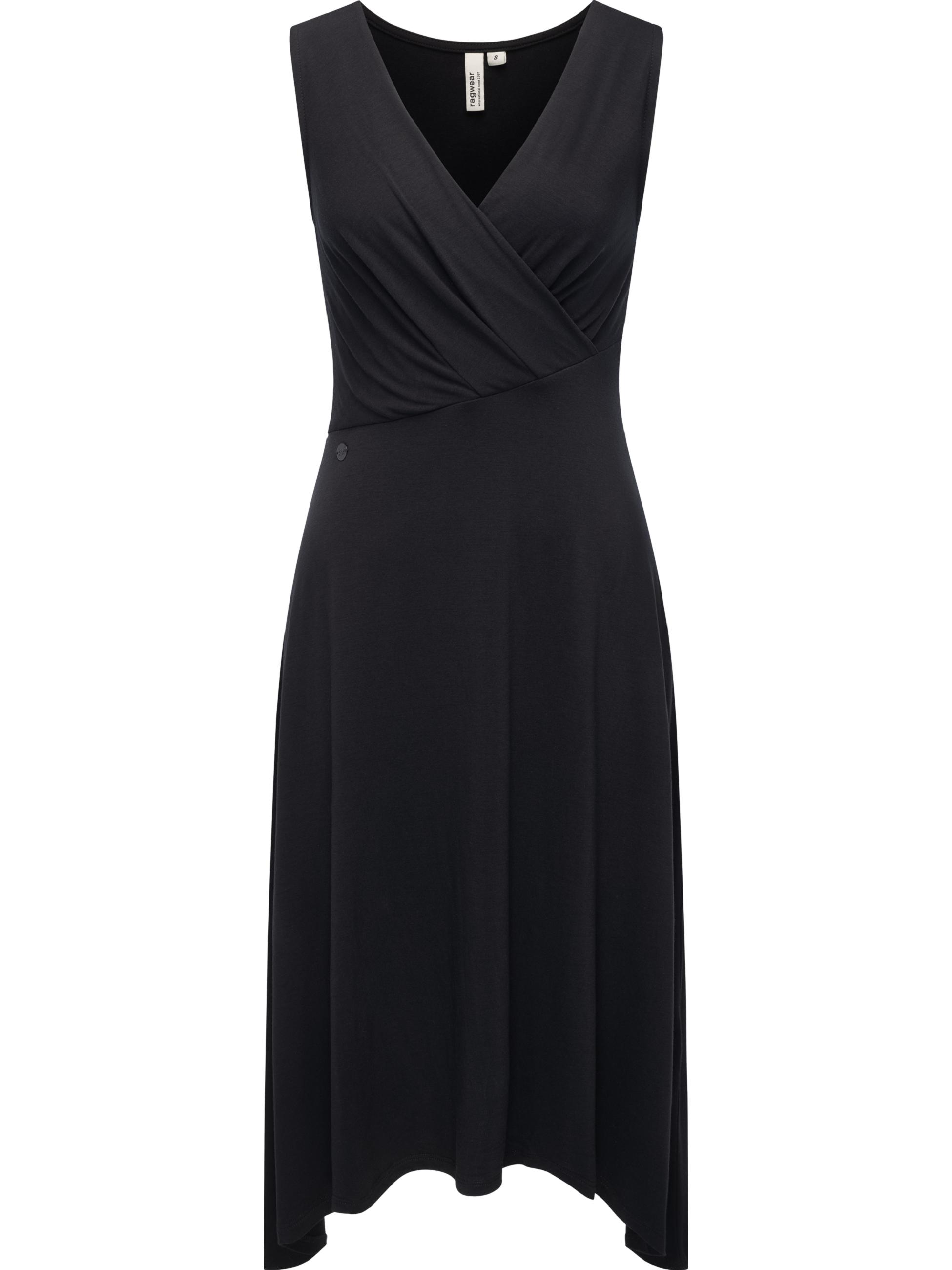 asymmetrisches Wickelkleid "Fidda" Black