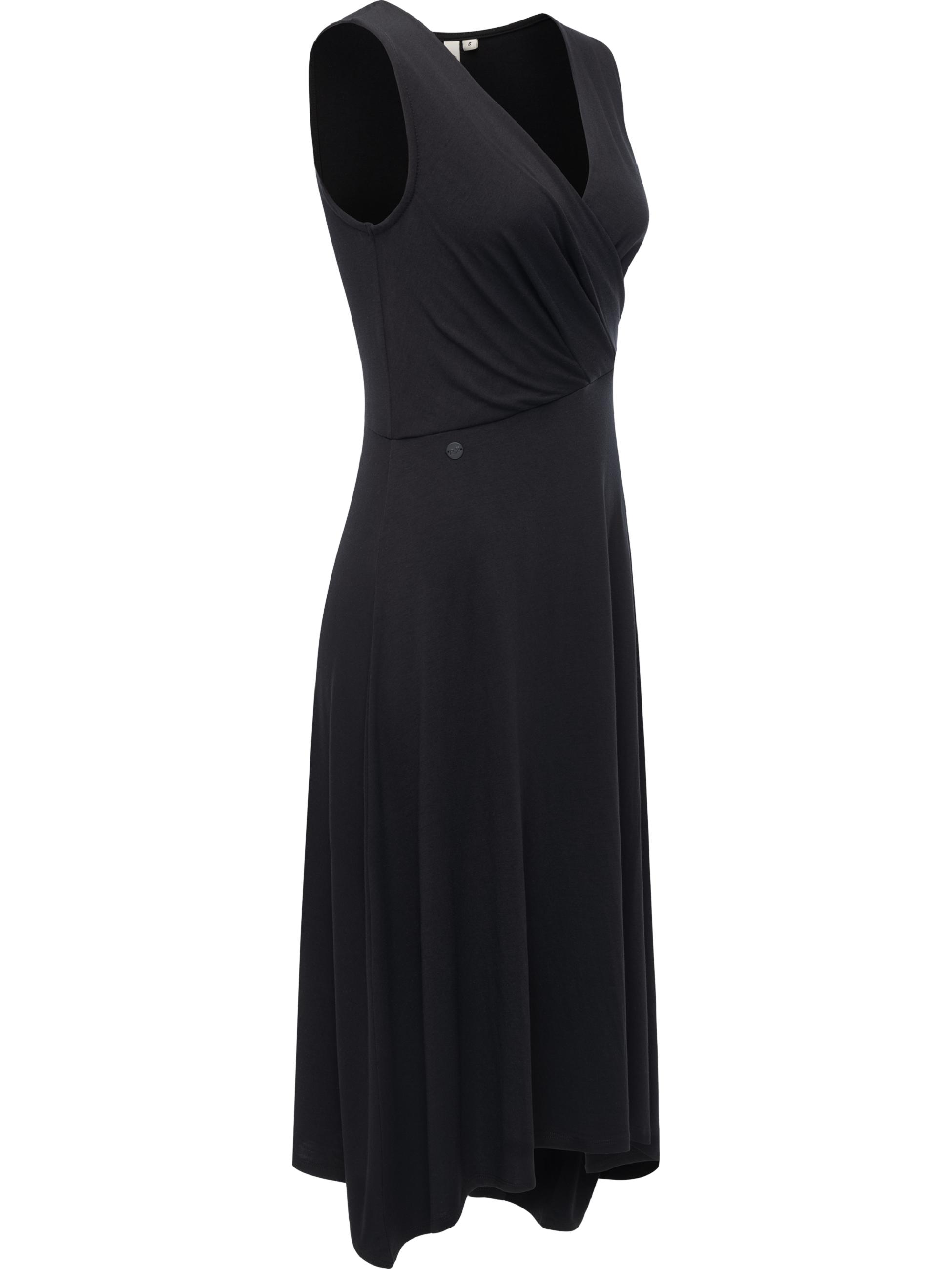 asymmetrisches Wickelkleid "Fidda" Black