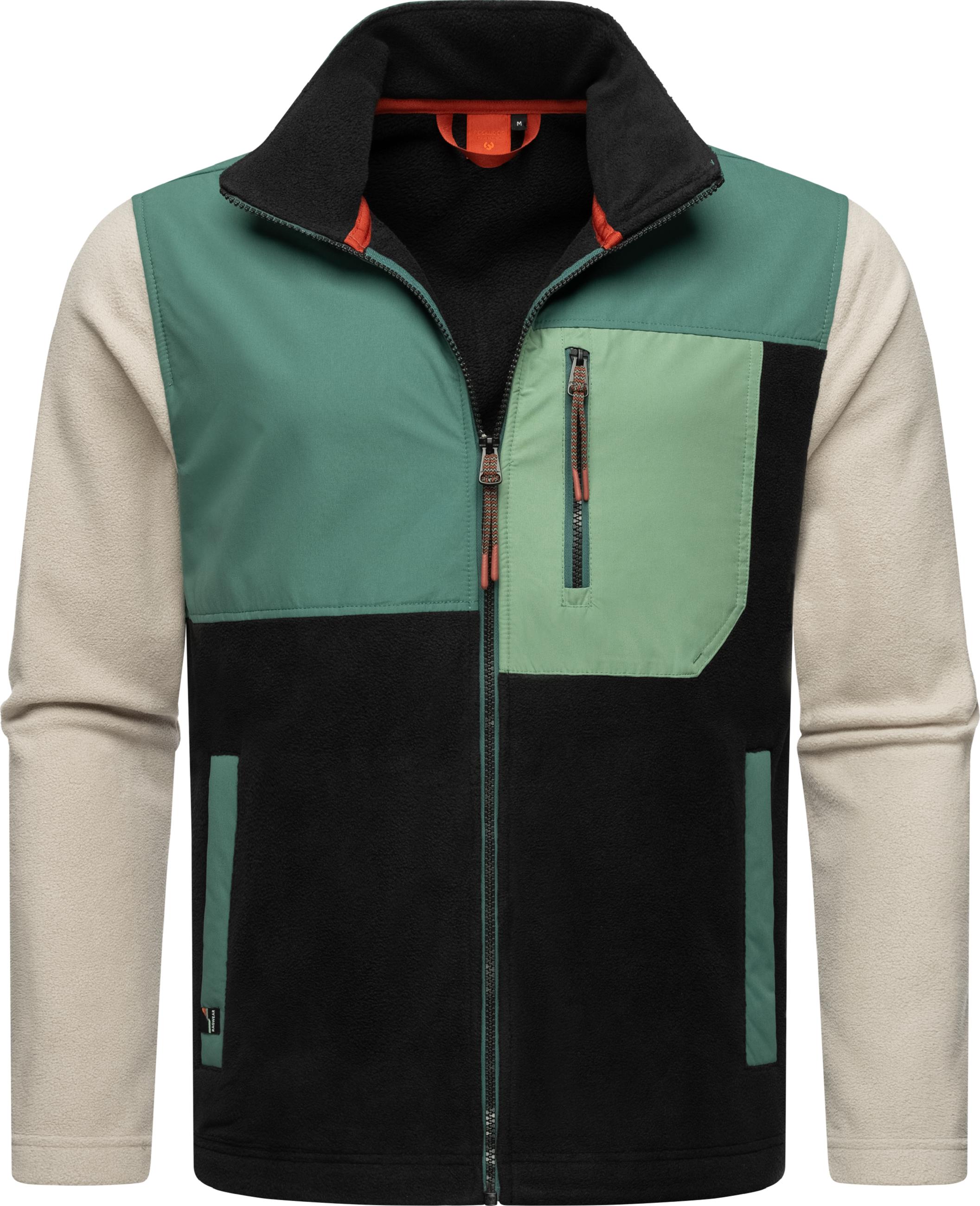 Fleecejacke mit Brusttasche "Flettcher" Pine Green