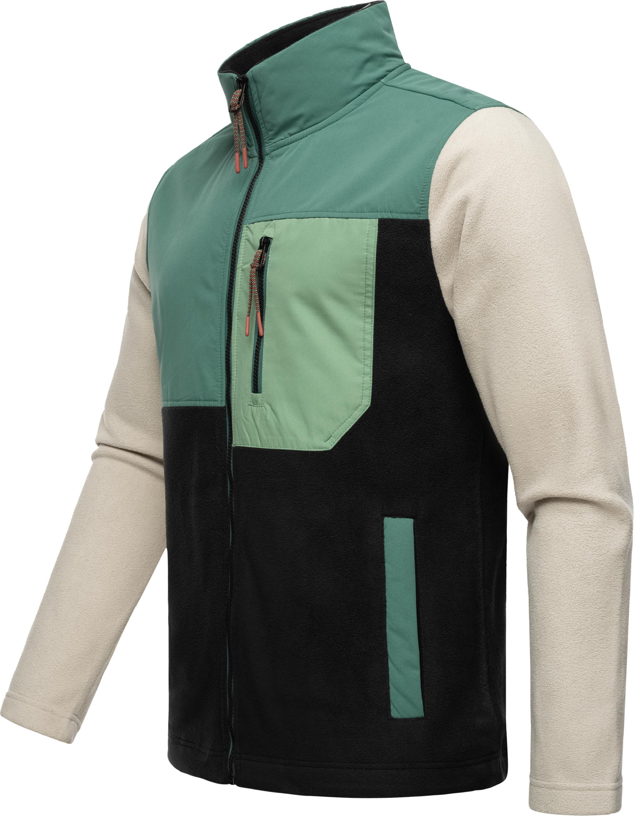 Fleecejacke mit Brusttasche "Flettcher" Pine Green