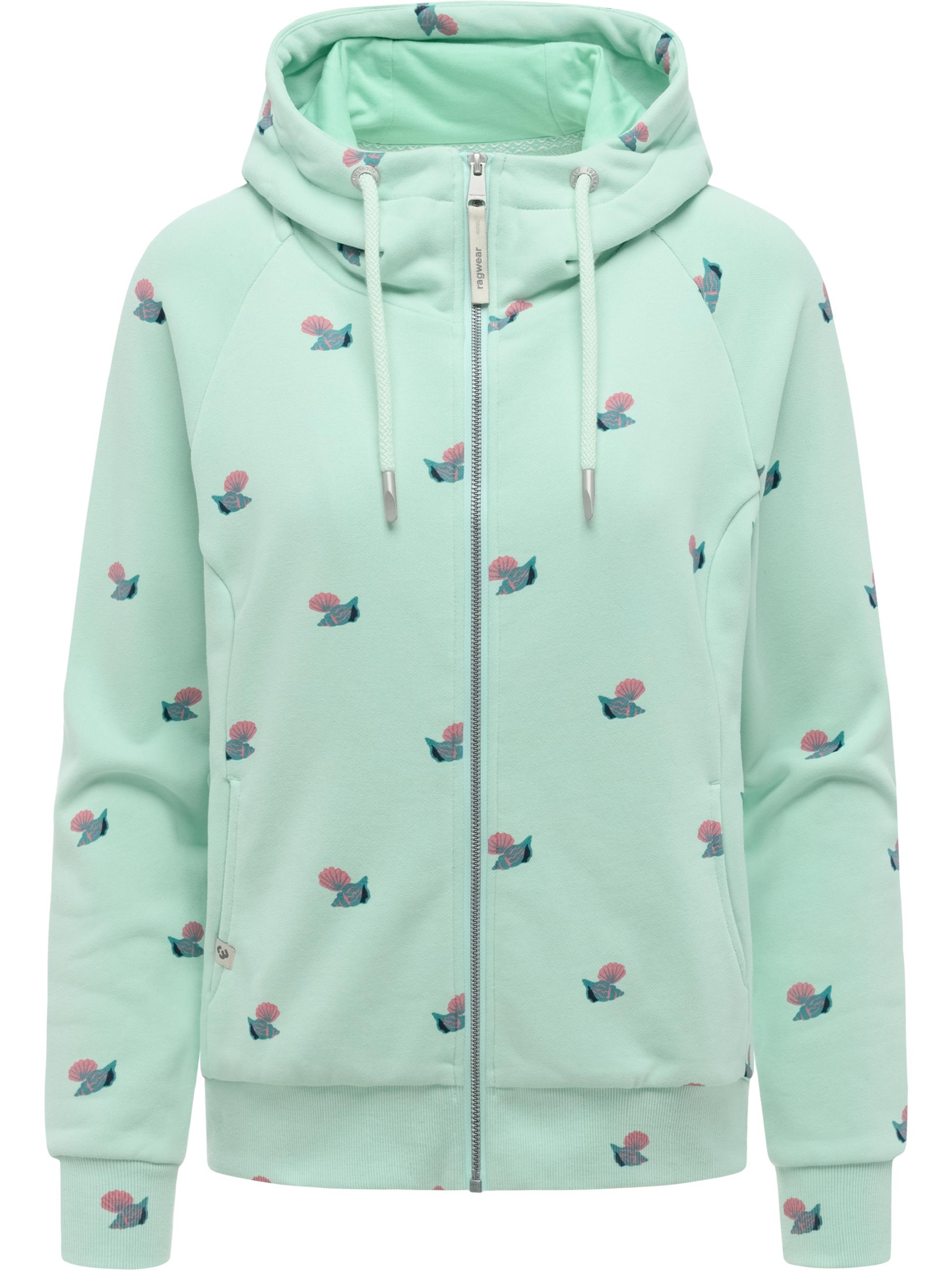 Lässige Sweatjacke mit Kapuze "Fllawia Shells" Mint