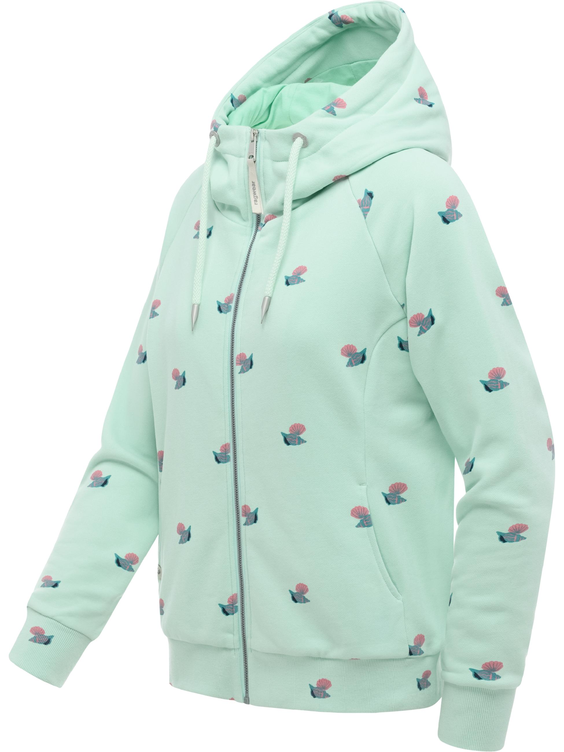 Lässige Sweatjacke mit Kapuze "Fllawia Shells" Mint