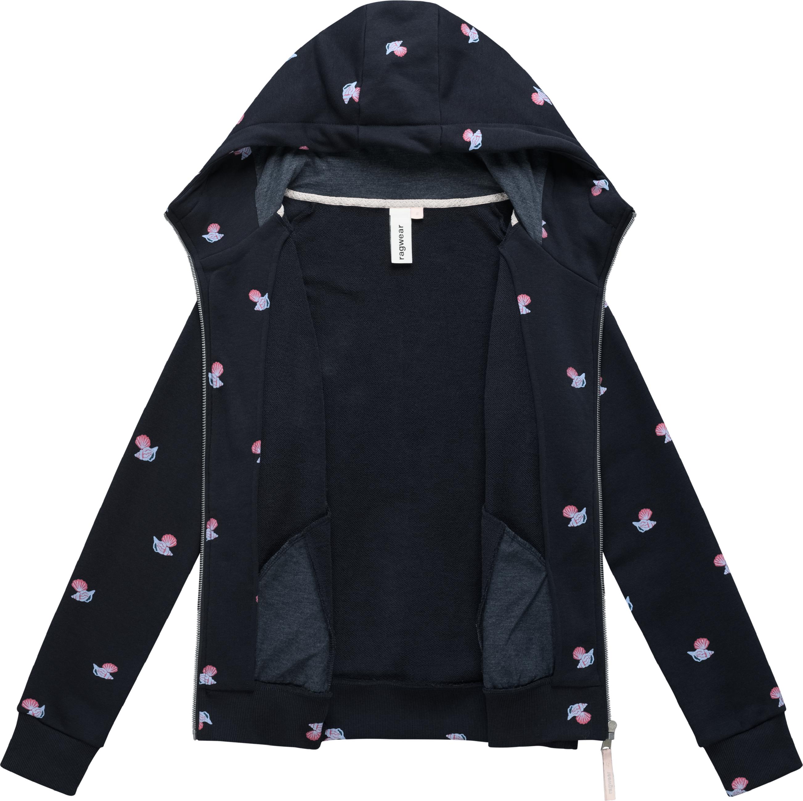 Lässige Sweatjacke mit Kapuze "Fllawia Shells" Navy