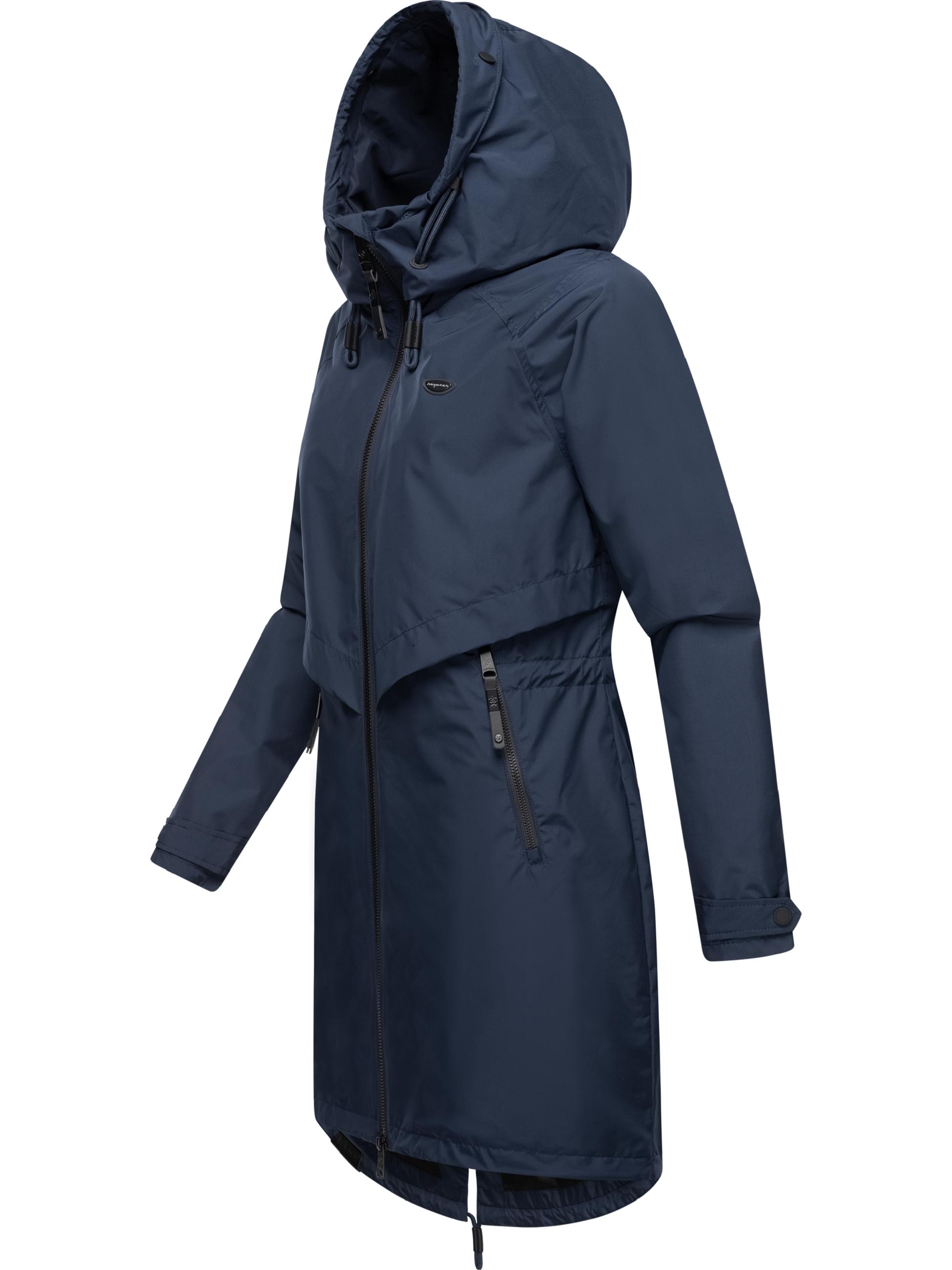 Oversized Übergangsparka mit Kapuze "Frodik" Navy