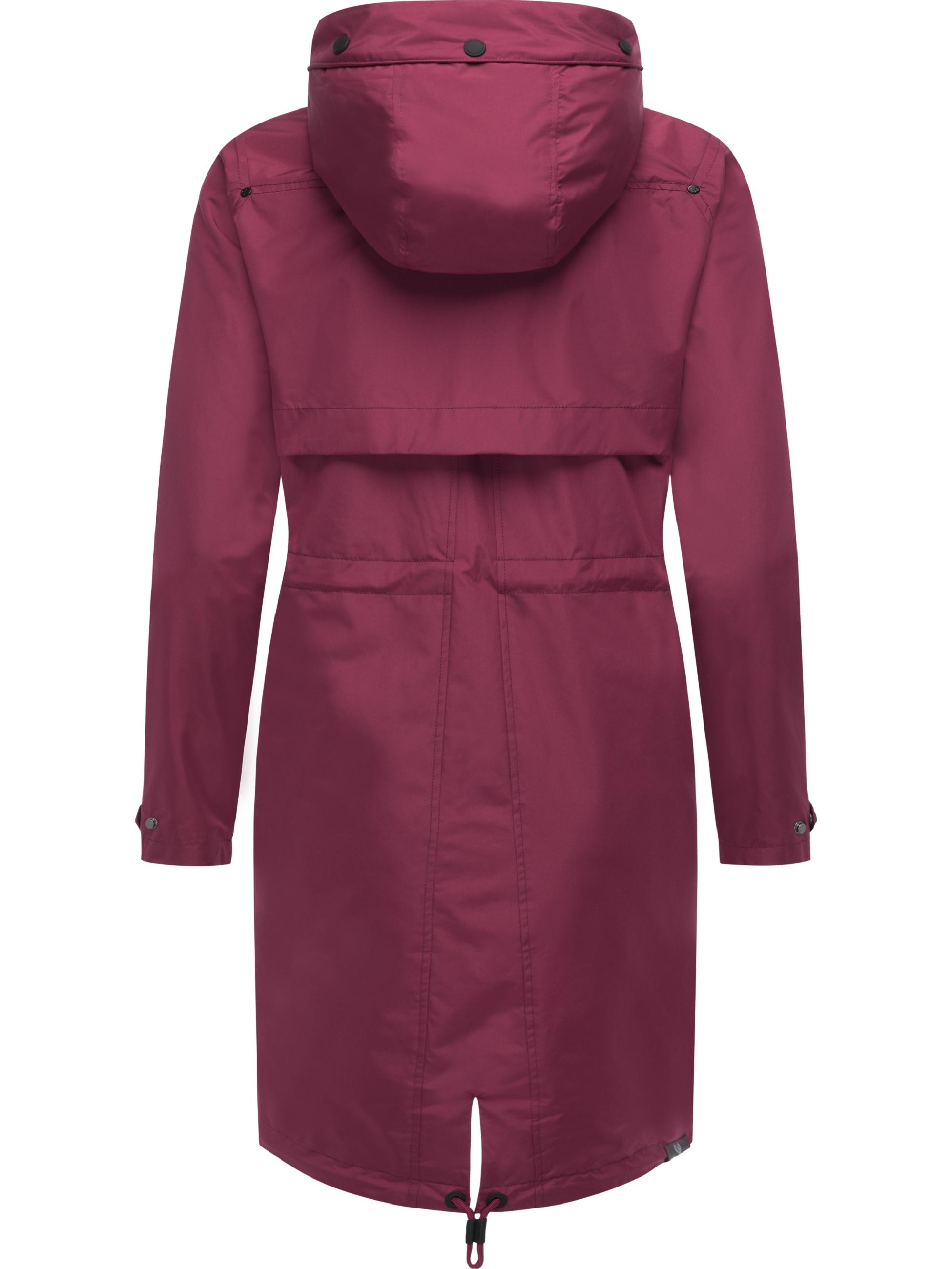 Wasserdichter Oversized Übergangsparka mit Kapuze "Frodik" Wine25