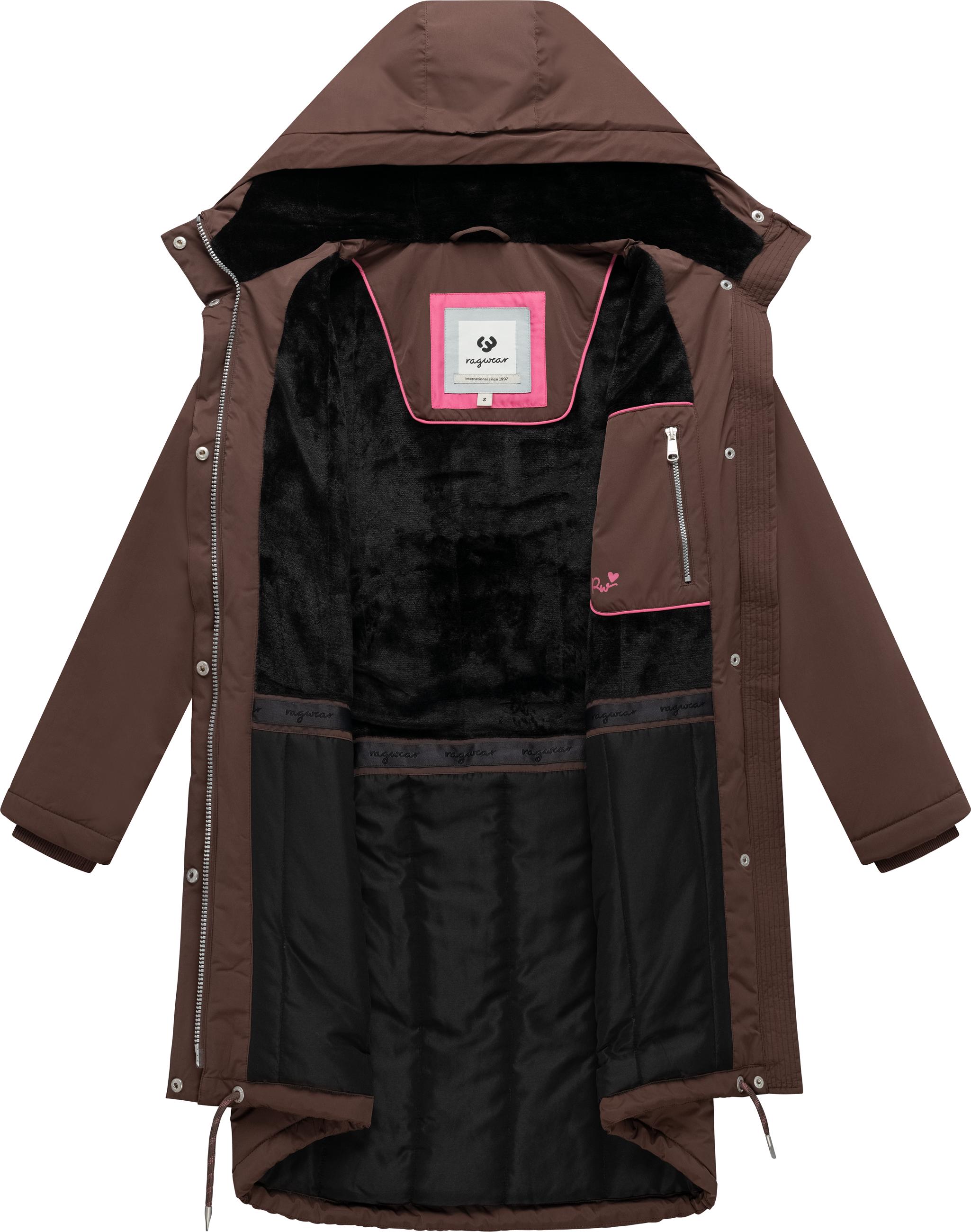 Winter Kurzmantel "Frostlin Y" Dark Choco