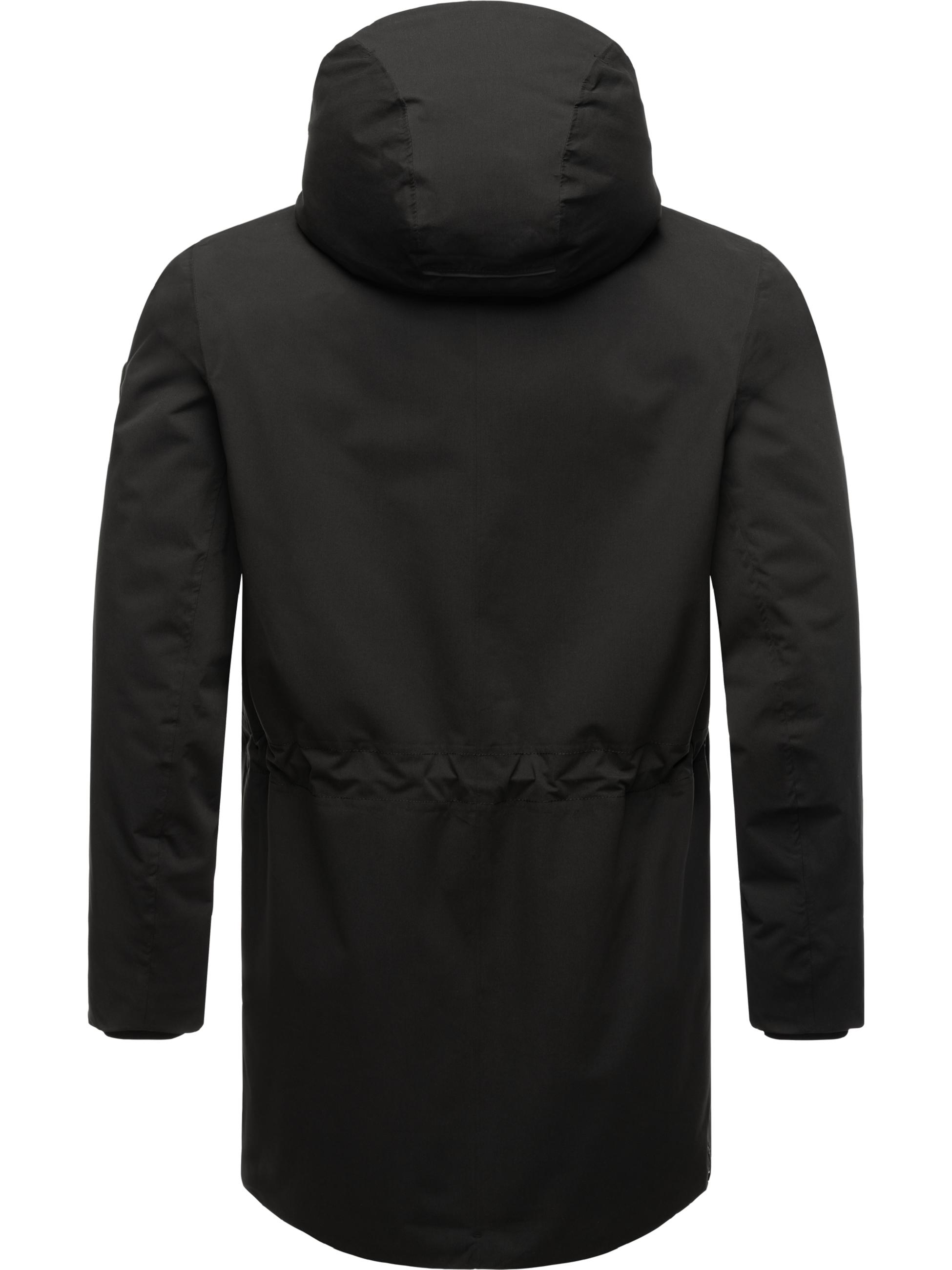 Leichte Übergangsjacke mit Kapuze "Frydo" Black