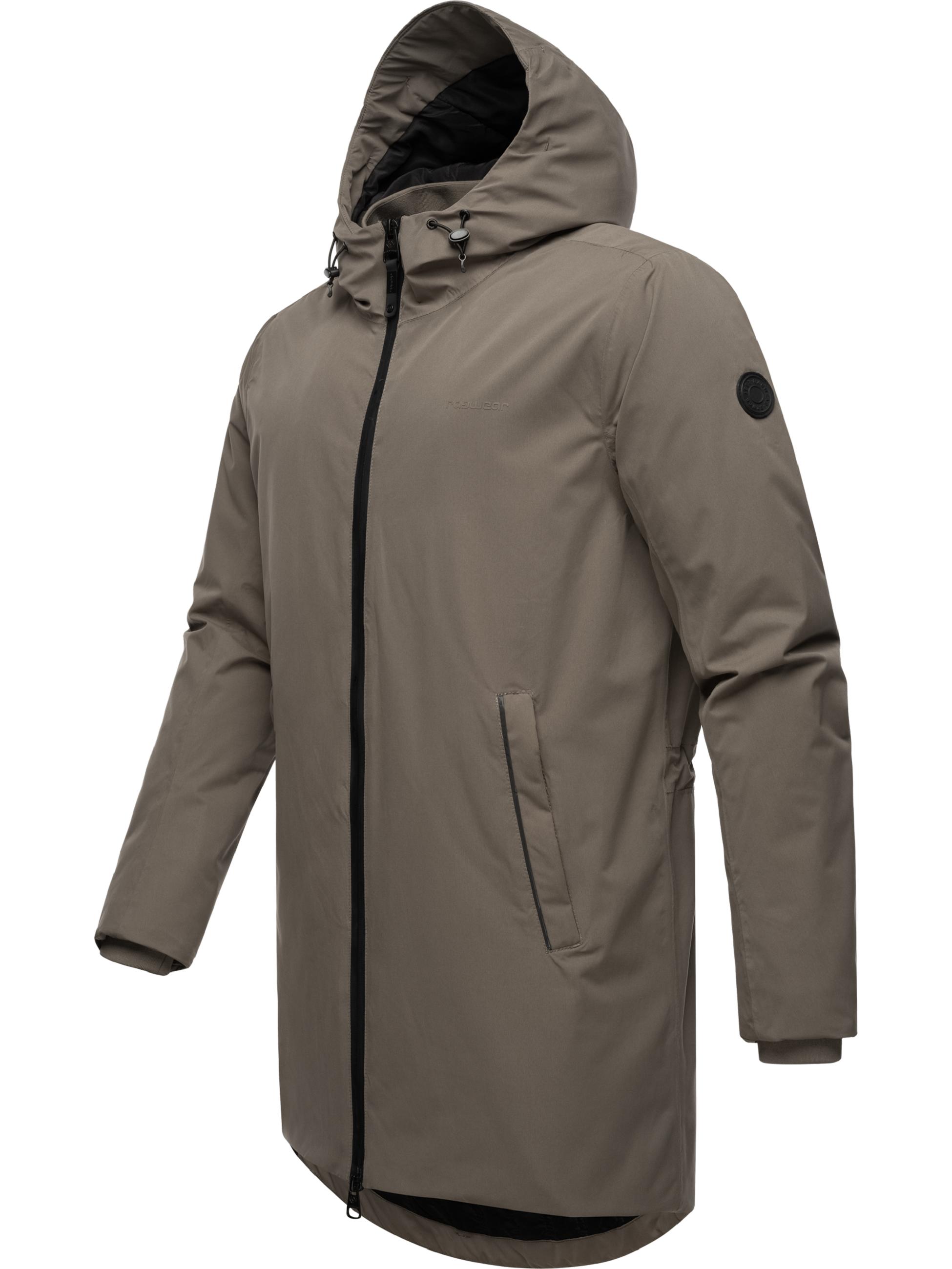 Leichte Übergangsjacke mit Kapuze "Frydo" Mocca