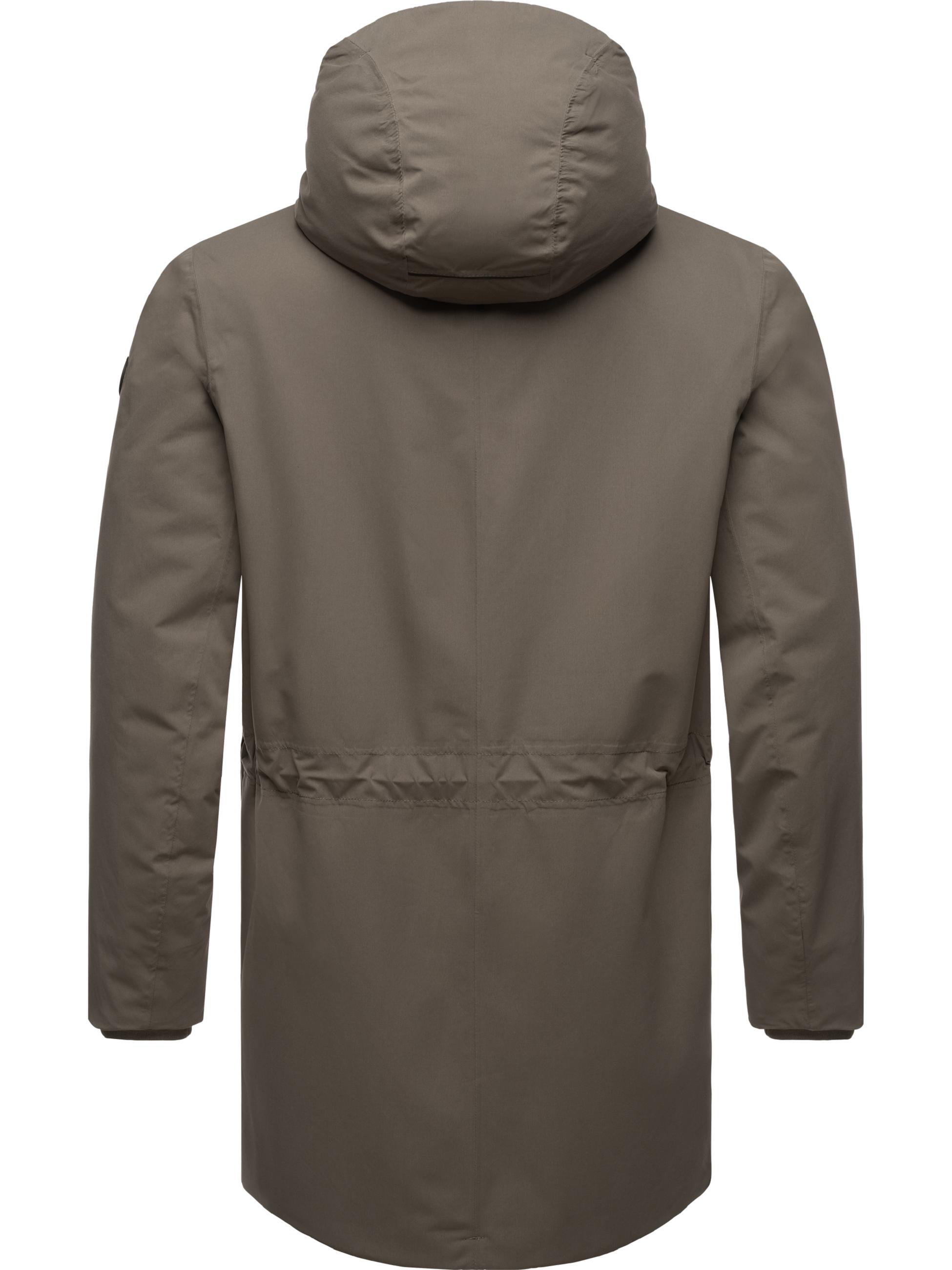 Leichte Übergangsjacke mit Kapuze "Frydo" Mocca