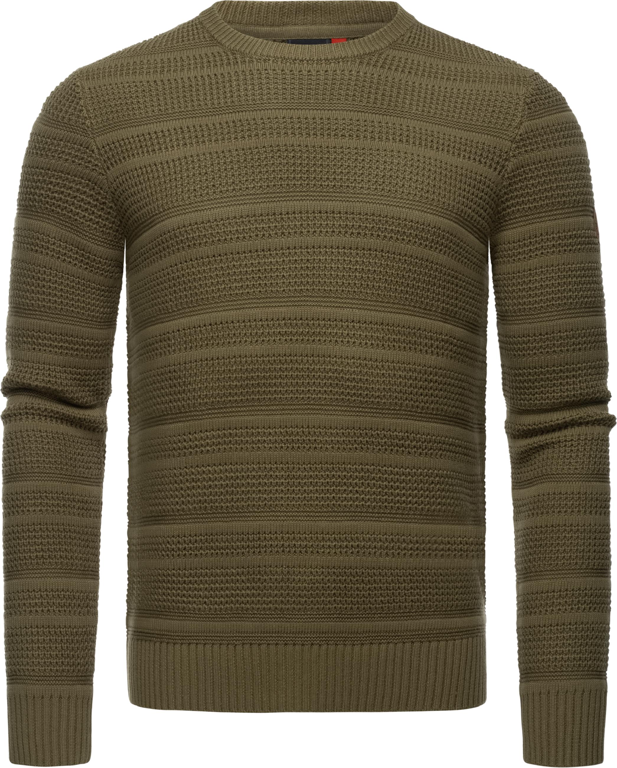 Hochwertiger Strickpullover "Gabrel" Olive