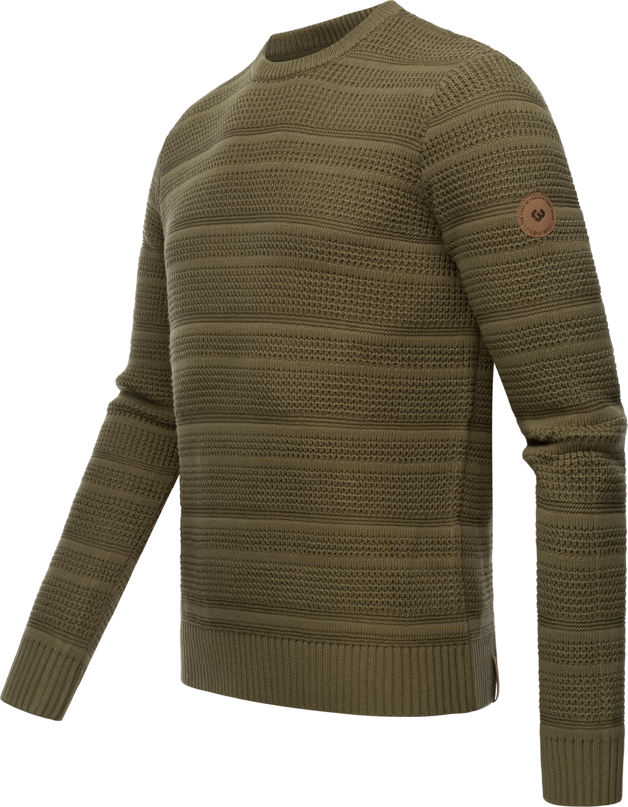 Hochwertiger Strickpullover "Gabrel" Olive