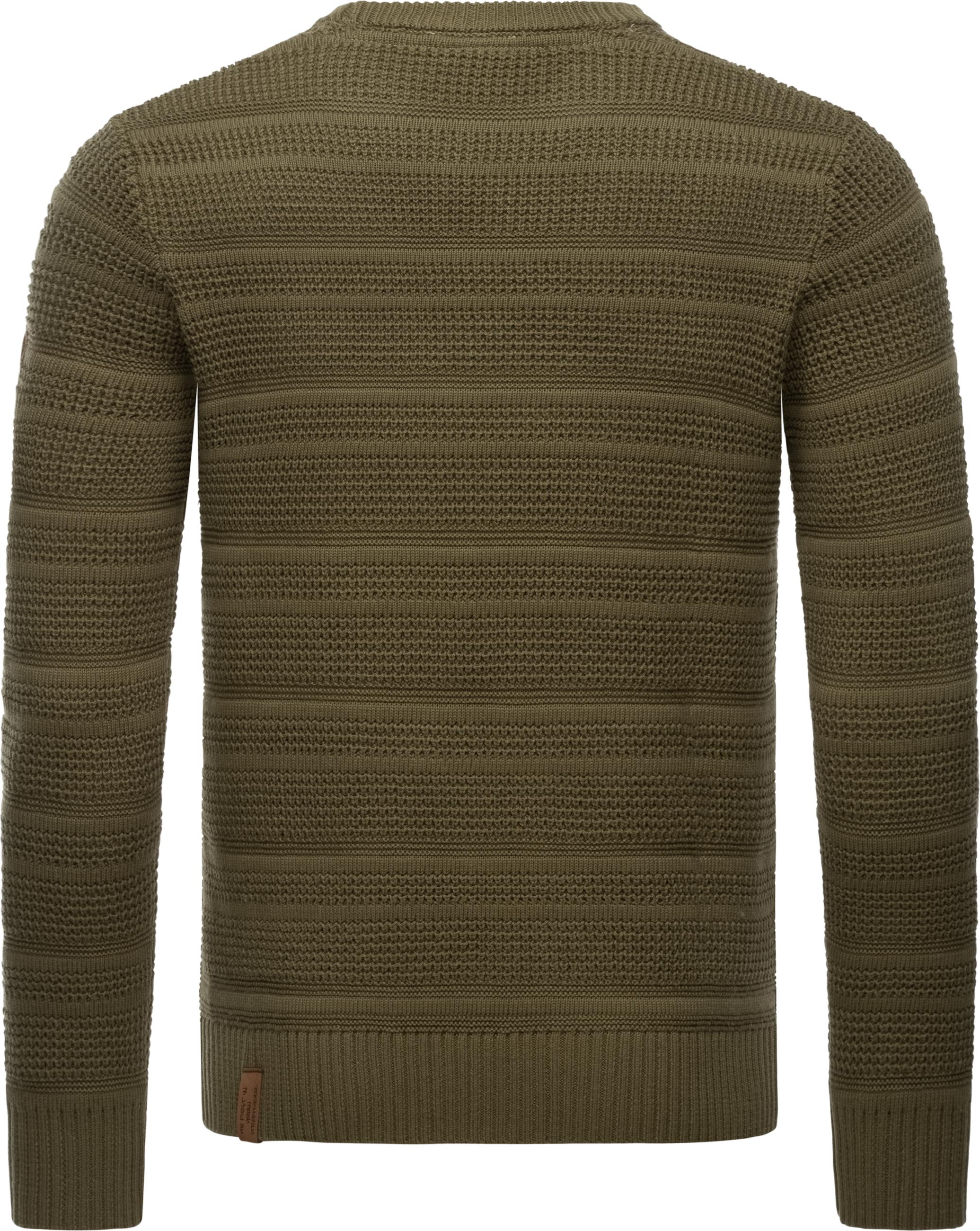 Hochwertiger Strickpullover "Gabrel" Olive