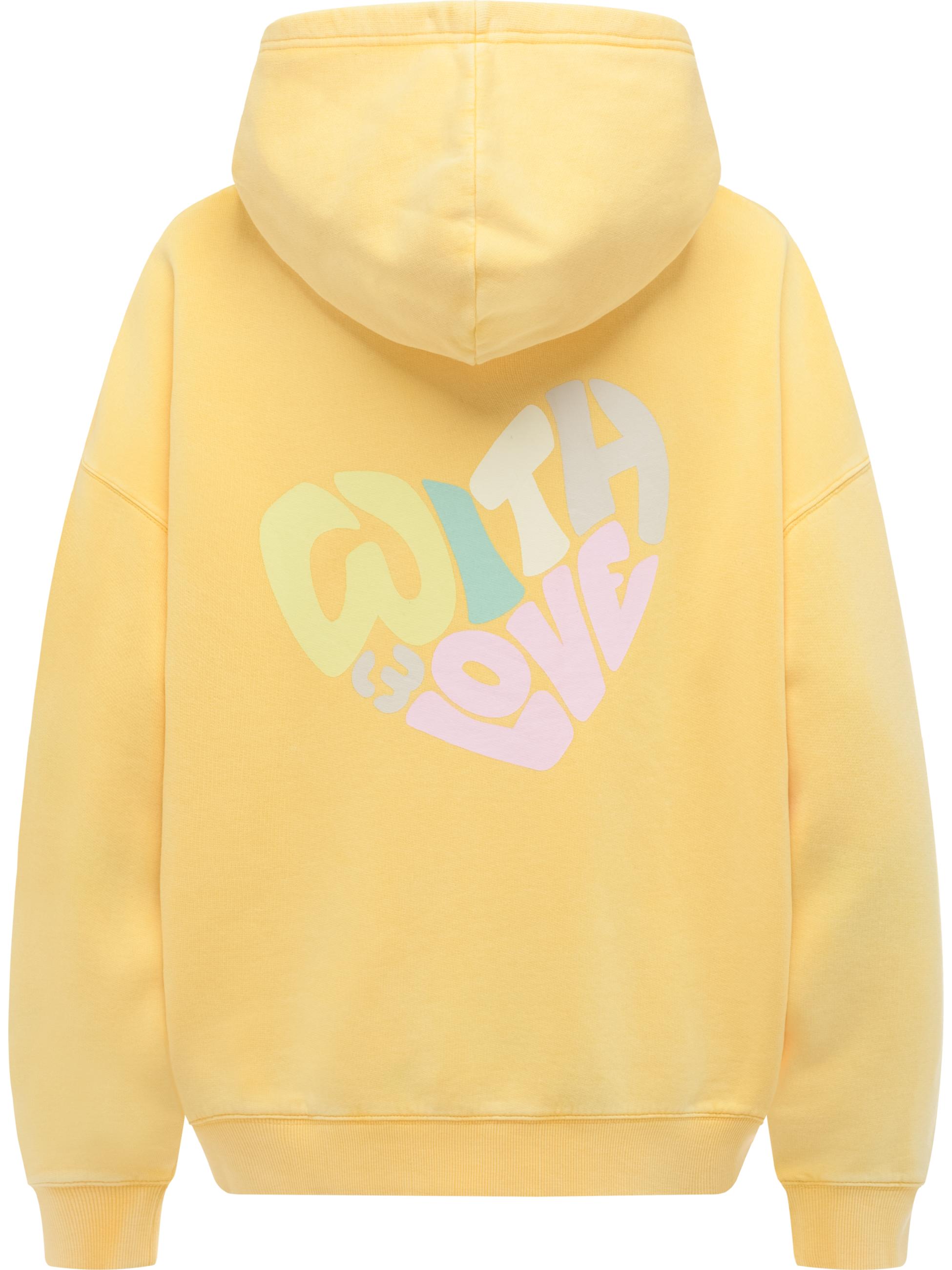 Oversize Kapuzen-Sweatshirt "Germma PP" Banana