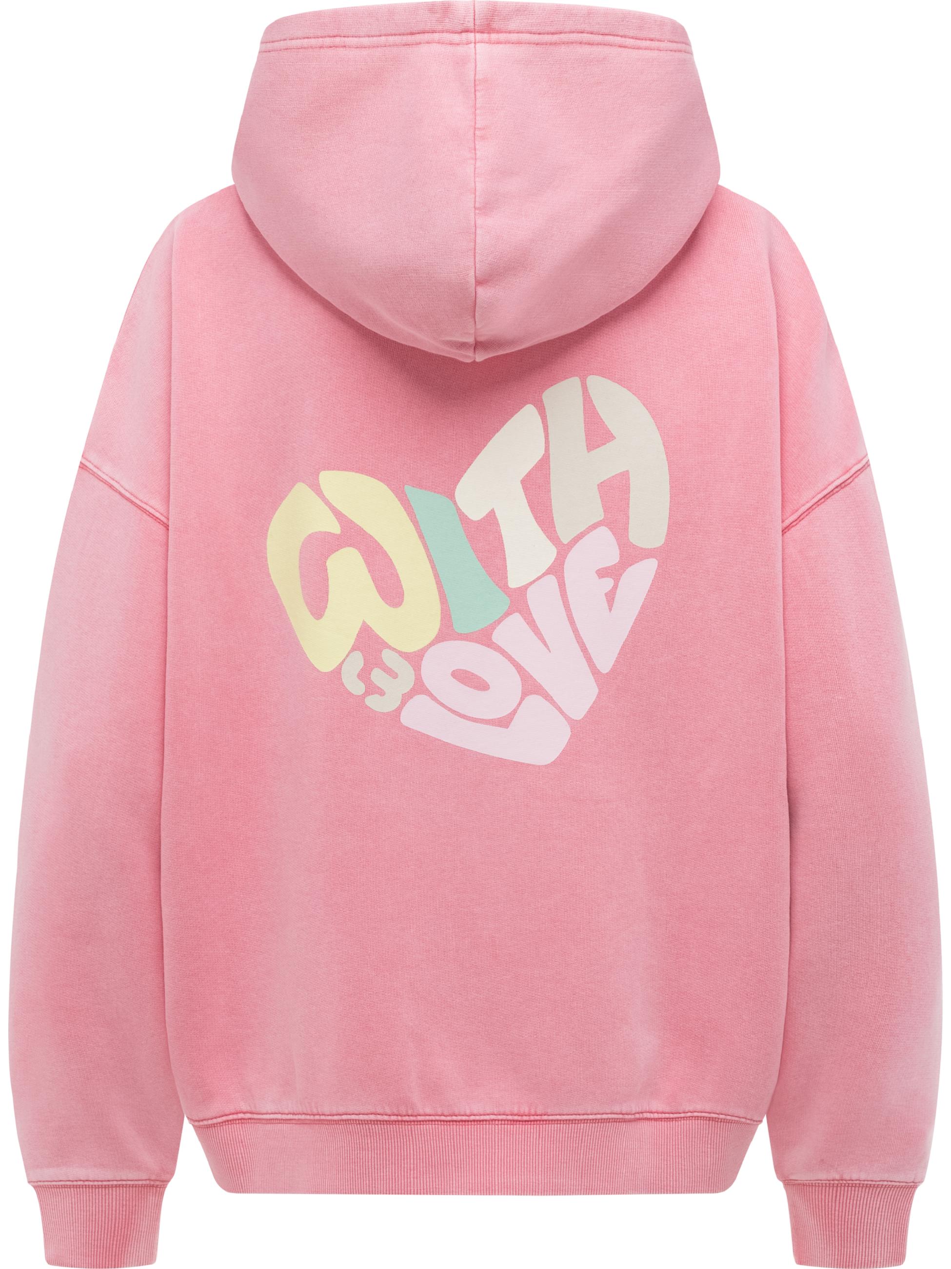 Oversize Kapuzen-Sweatshirt "Germma PP" Pink
