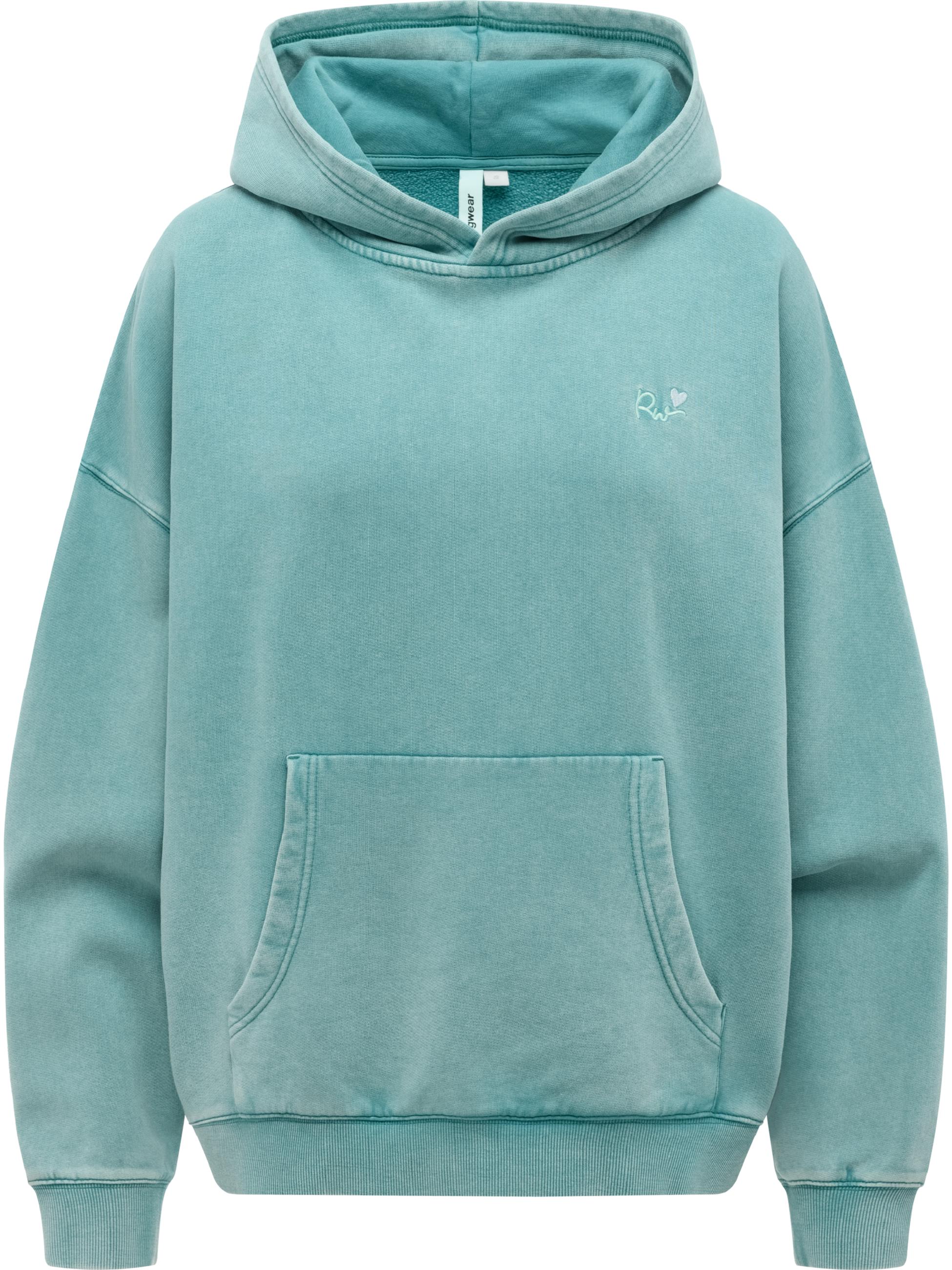 Oversize Kapuzen-Sweatshirt "Germma PP" Teal Green