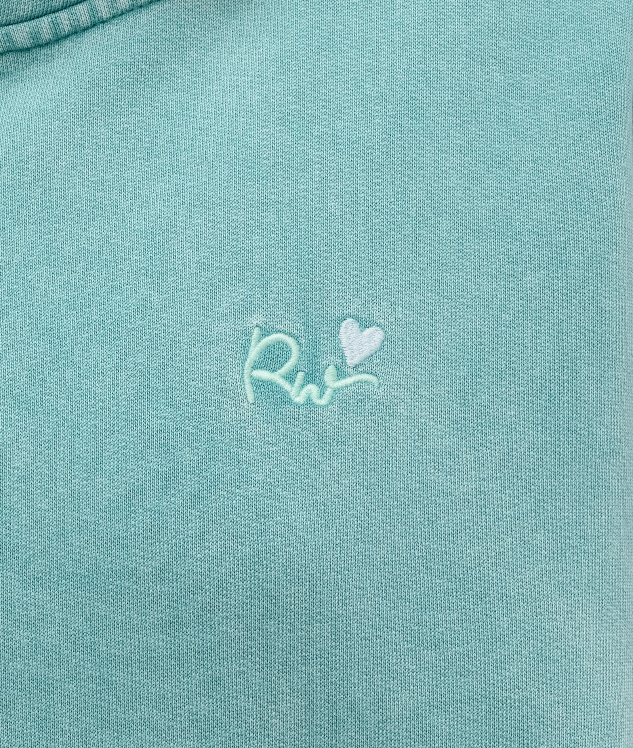 Oversize Kapuzen-Sweatshirt "Germma PP" Teal Green