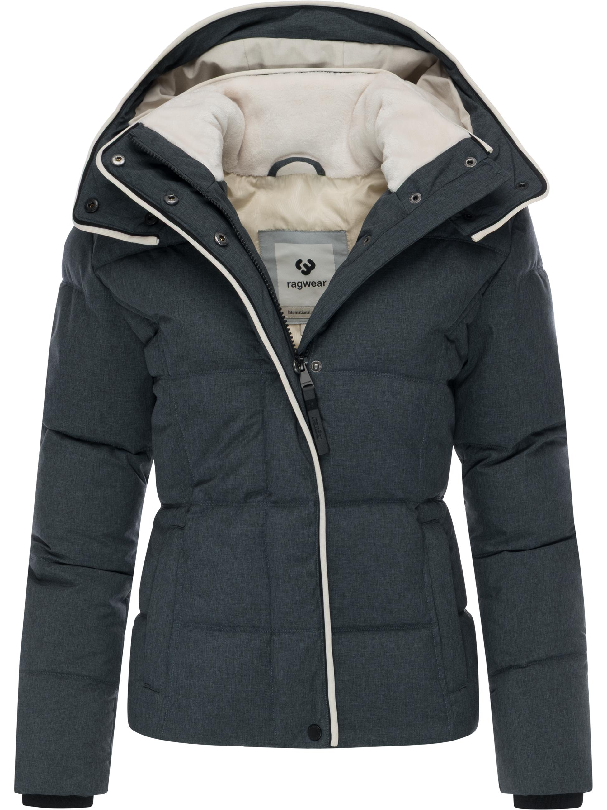 Wasserdichte Winterjacke mit (abnehmbarer) Kapuze "Gleama Melange YOUMODO" Dark Grey
